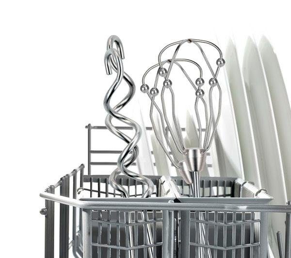 BOSCH Handmixer Styline MFQ4030, roestvrijstalen garde/deeghaak, 5 standen, wit