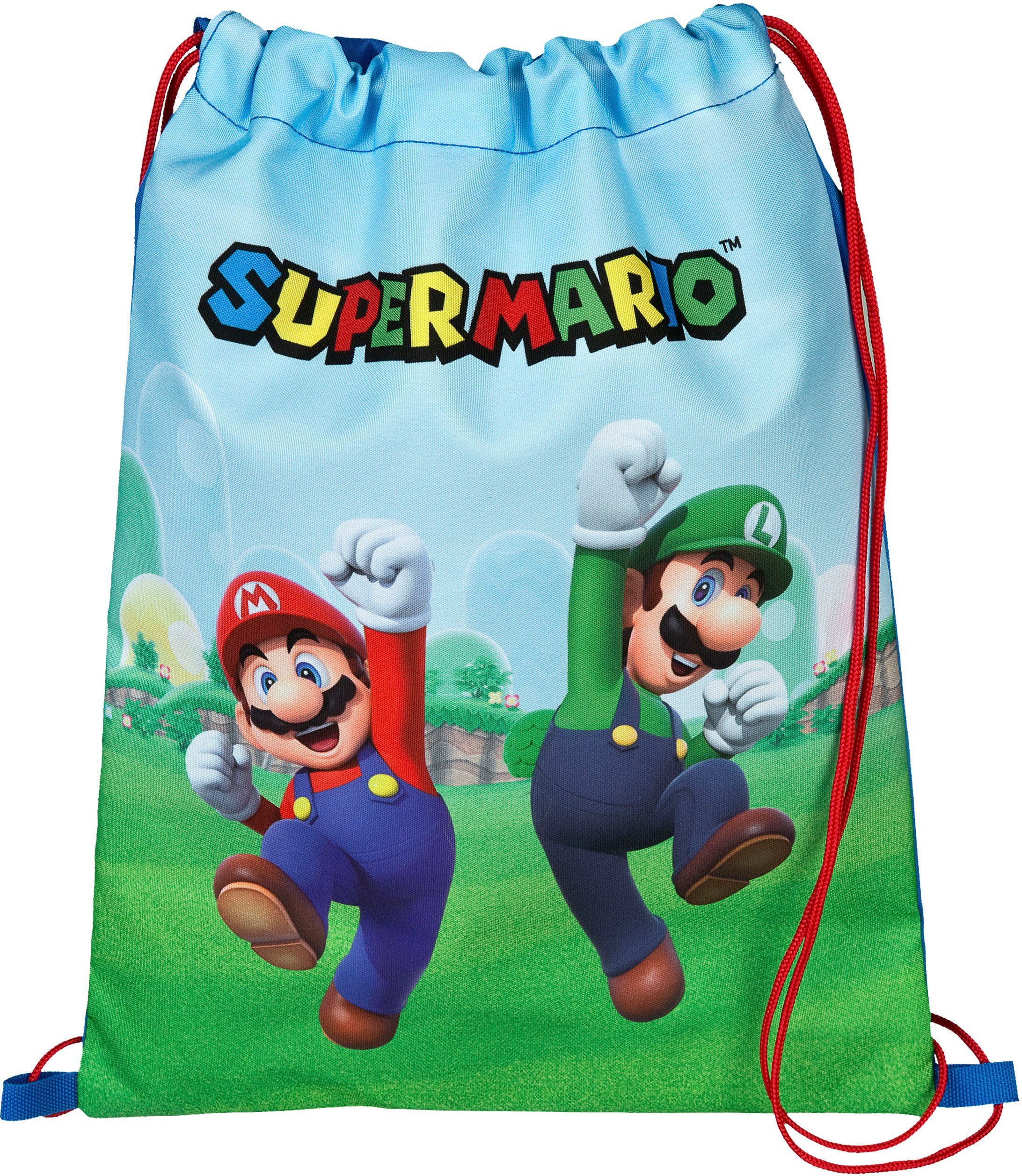 Scooli Schooltas EasyFit, Super Mario (set, 5-delig)