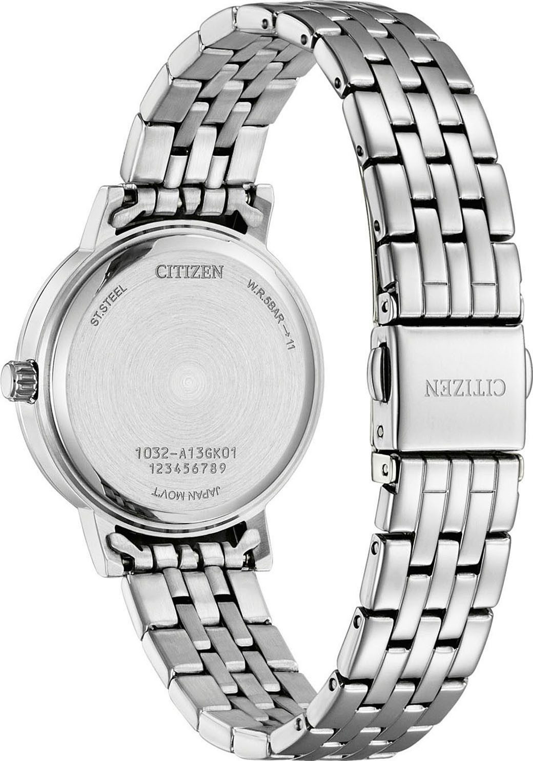 Citizen Kwartshorloge Horloge, dameshorloge, stalen band, analoog