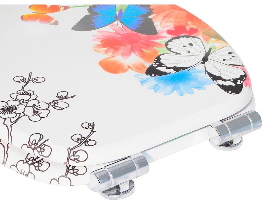 Sanilo Toiletzitting Butterfly met soft-closemechanisme
