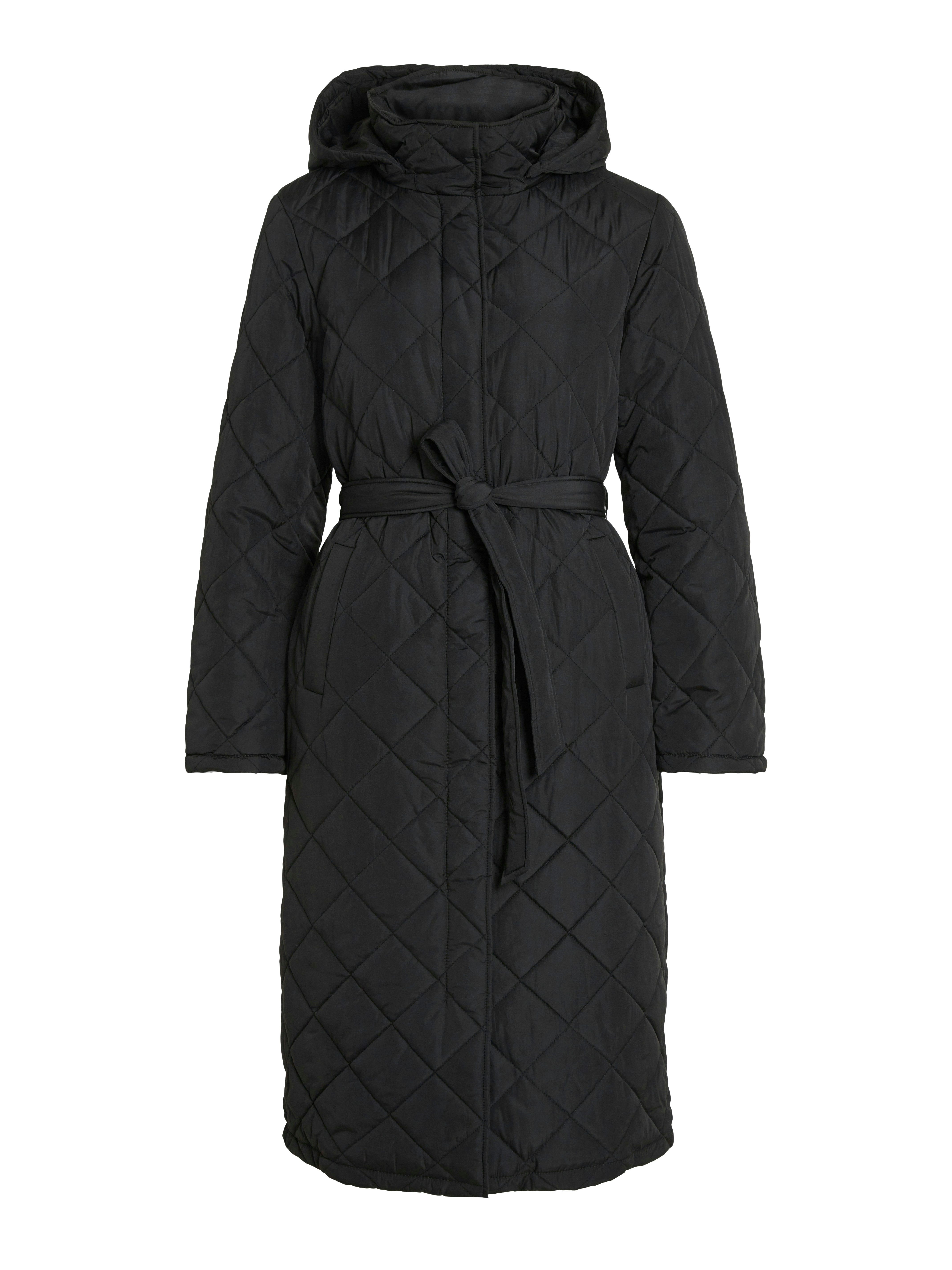 Vila Lange jas van imitatiebont VIKANTE QUILTED L/S COAT - NOOS