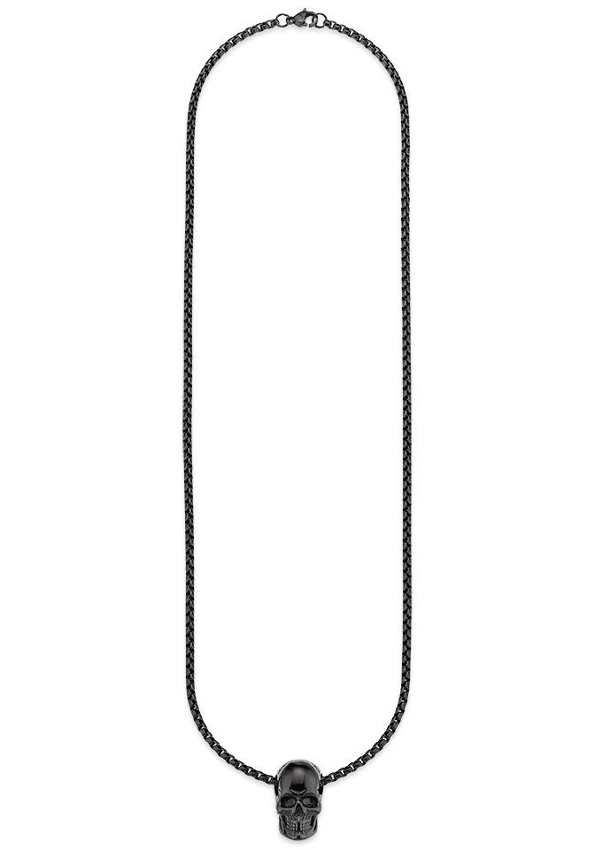 Bruno Banani Ketting met hanger Sieraad cadeau halsketting schedel doodskop, Venetiaanse ketting