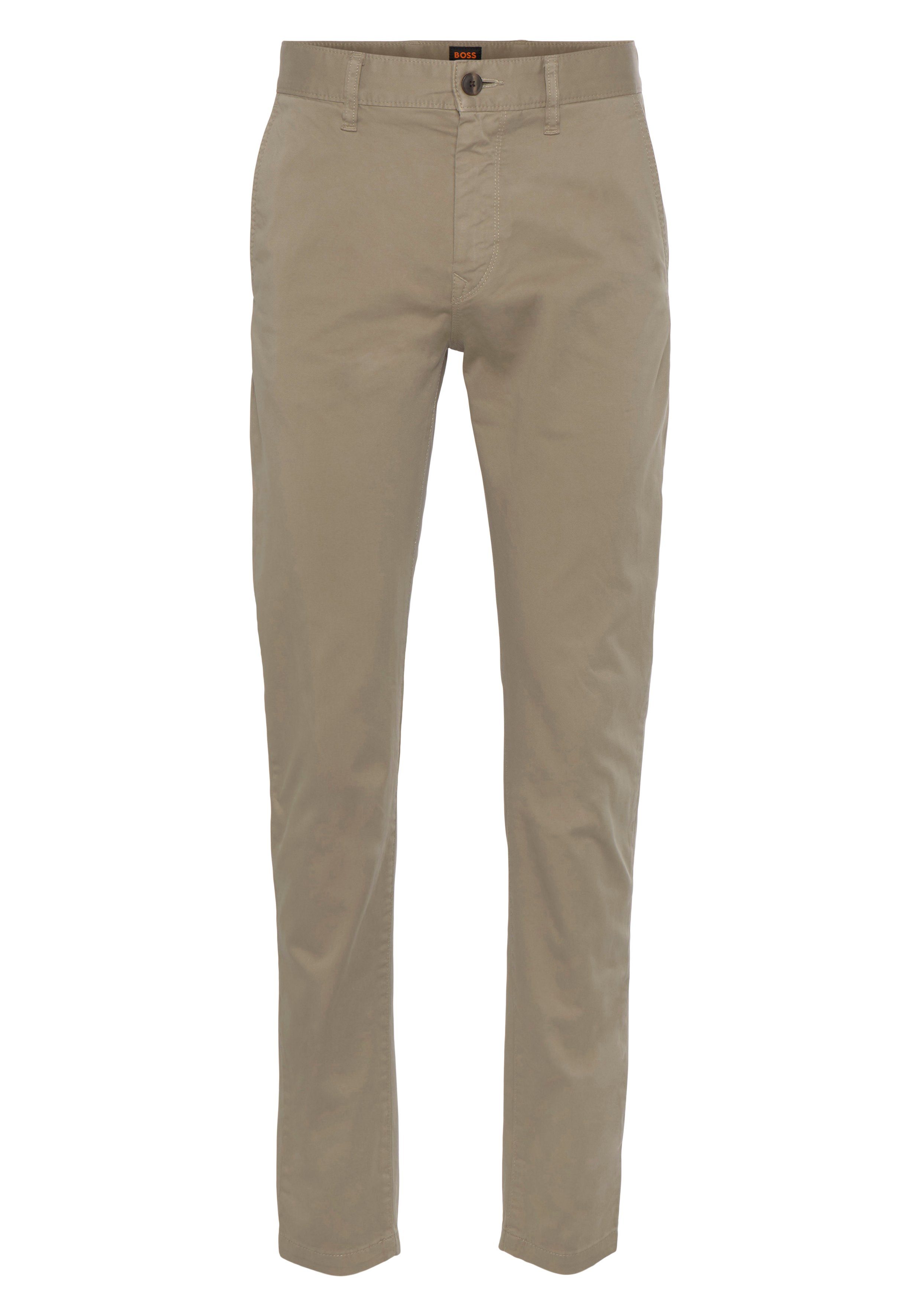 Boss Orange Geweven broek Schino-Taber-1 D met smalle pijpen