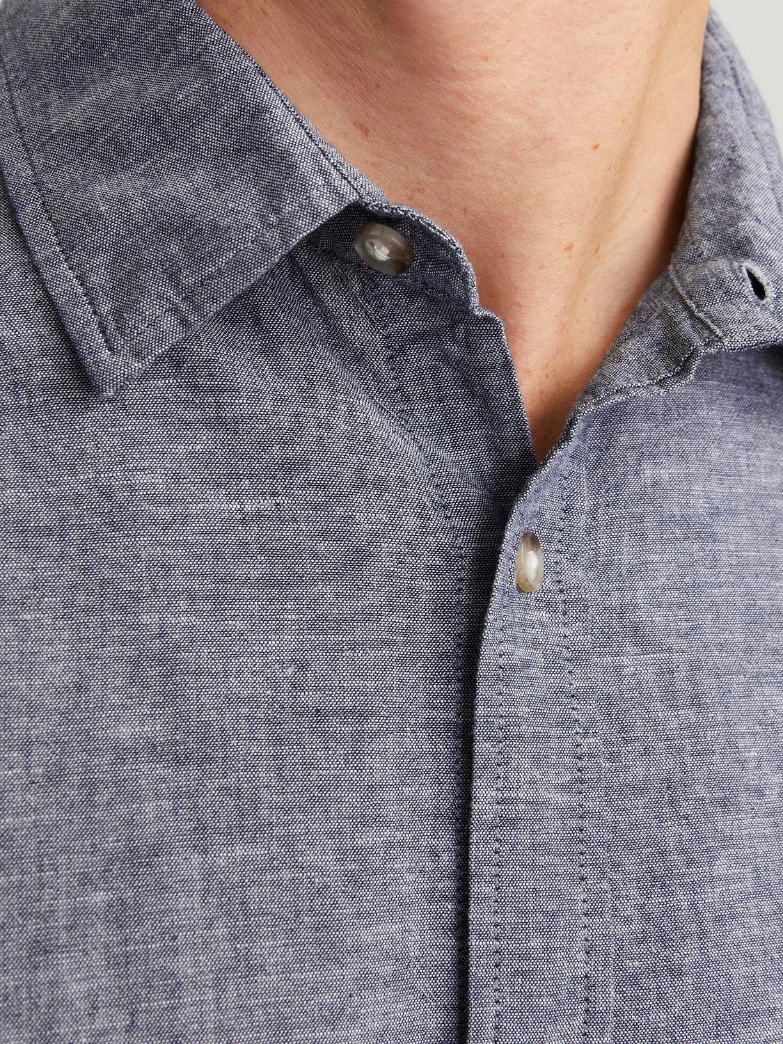 Jack & Jones Overhemd met lange mouwen JJESUMMER LINEN BLEND SHIRT LS SN