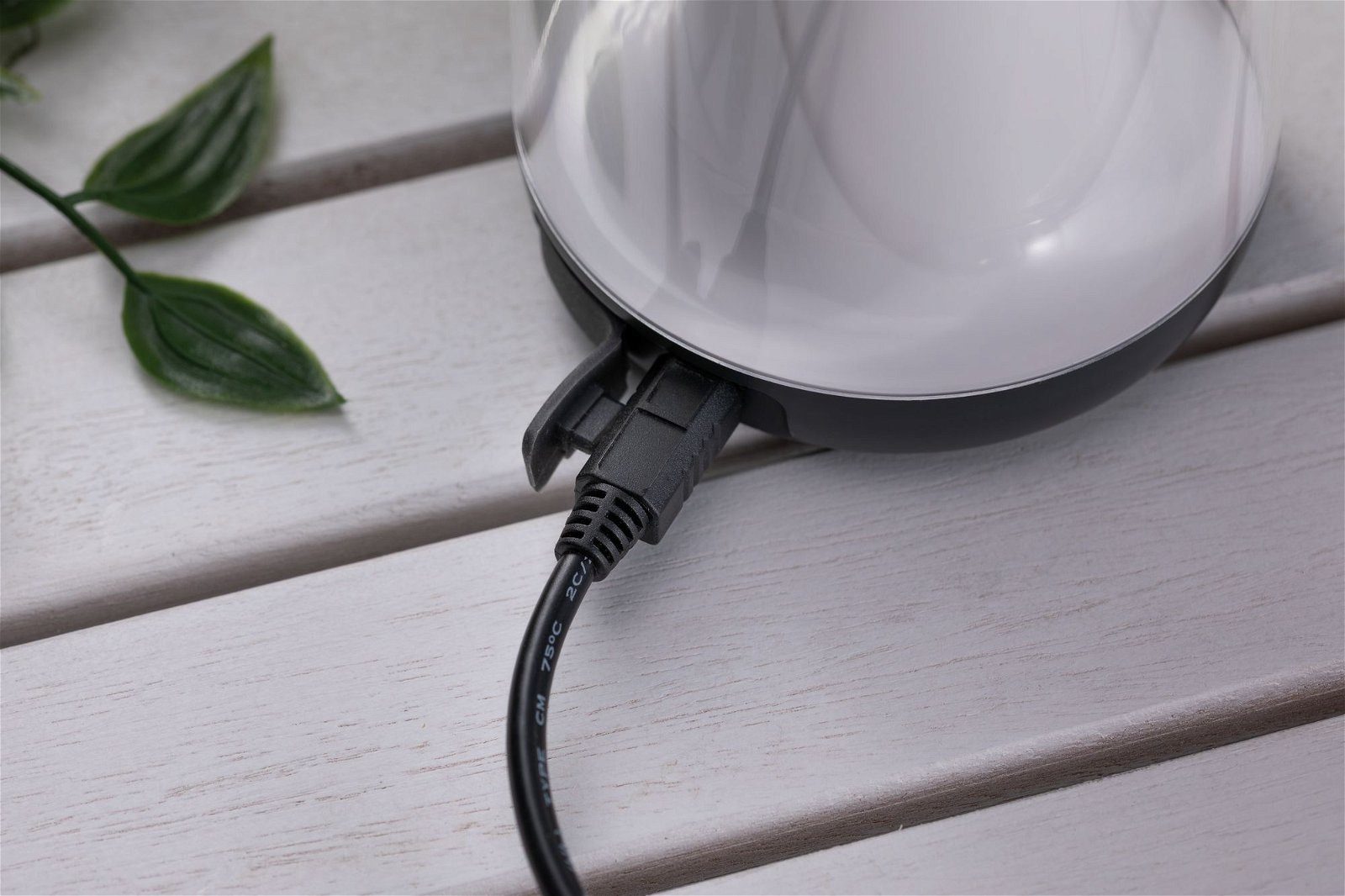 Paulmann Led-tafellamp voor buiten Acculamp Cupulino IP44 3000K transparant, antraciet (1 stuk)