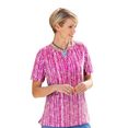 classic basics shirt met ronde hals shirt (1-delig) roze