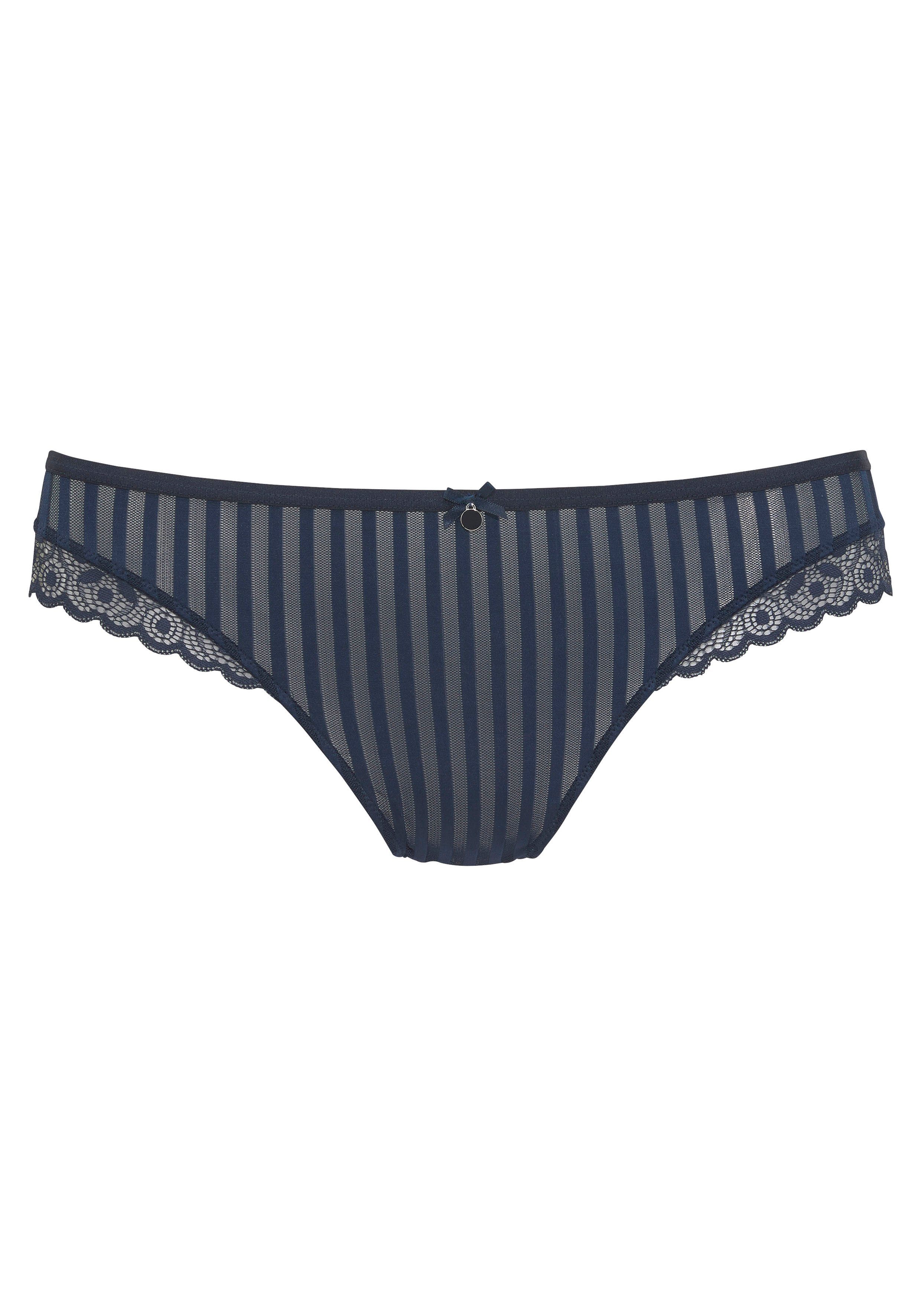 s.Oliver RED LABEL Beachwear String AMELIE in modieuze streep-look