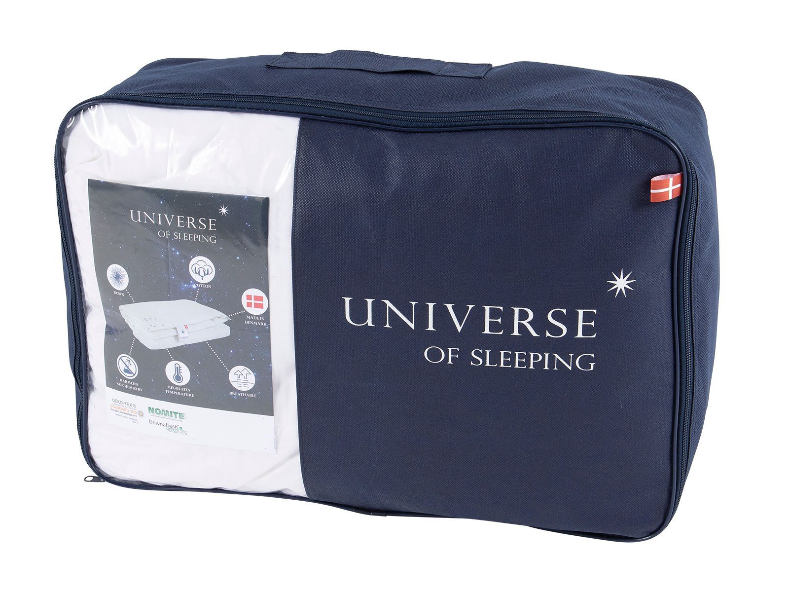UNIVERSE OF SLEEPING Synthetisch dekbed Pegasus, onderhoudsvriendelijk, allergievriendelijk, 3 warmtestanden, Made in Denmark Normaal