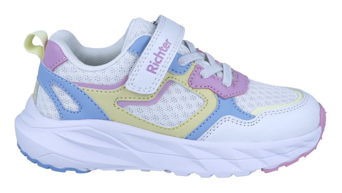 Richter Sneakers Jumper WMS: Breed Vrijetijdsschoen met logoversiering, maat sjabloon om te downloaden