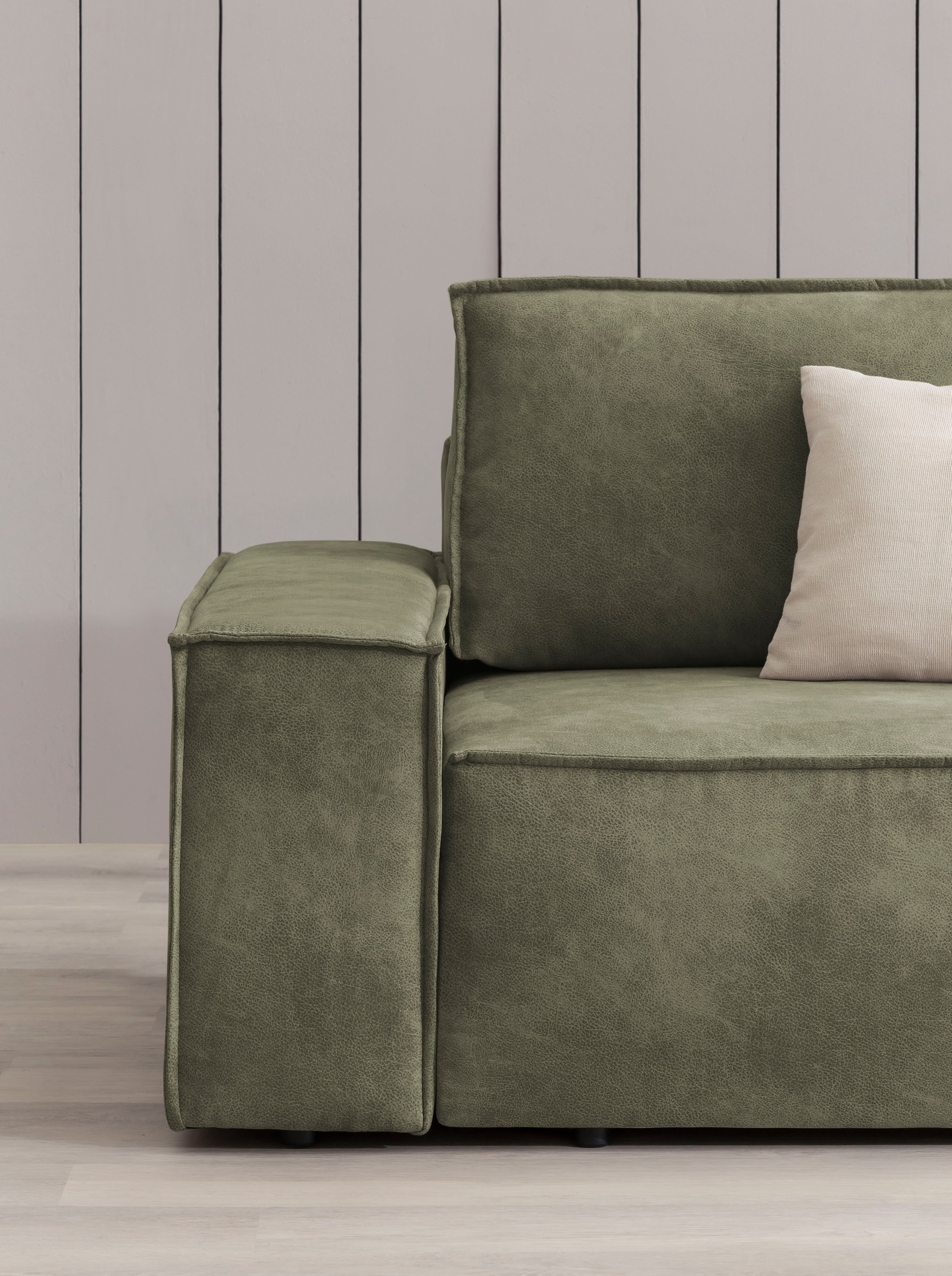 Home affaire Fauteuil SHERWOOD, Love-Seat beschikbaar in 3 stofsoorten