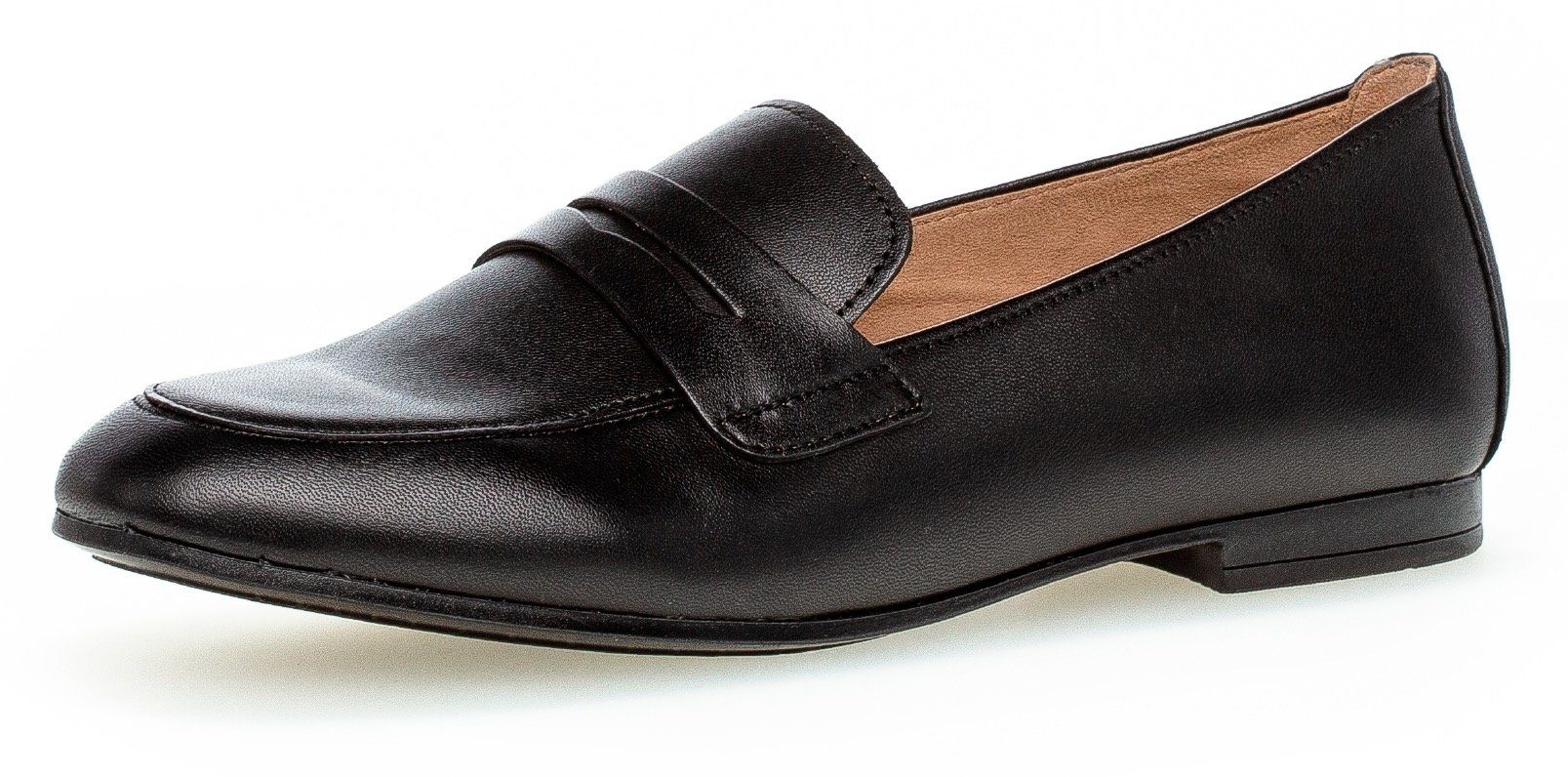 Gabor Loafers Slipper, business schoen met versierband en blokhak