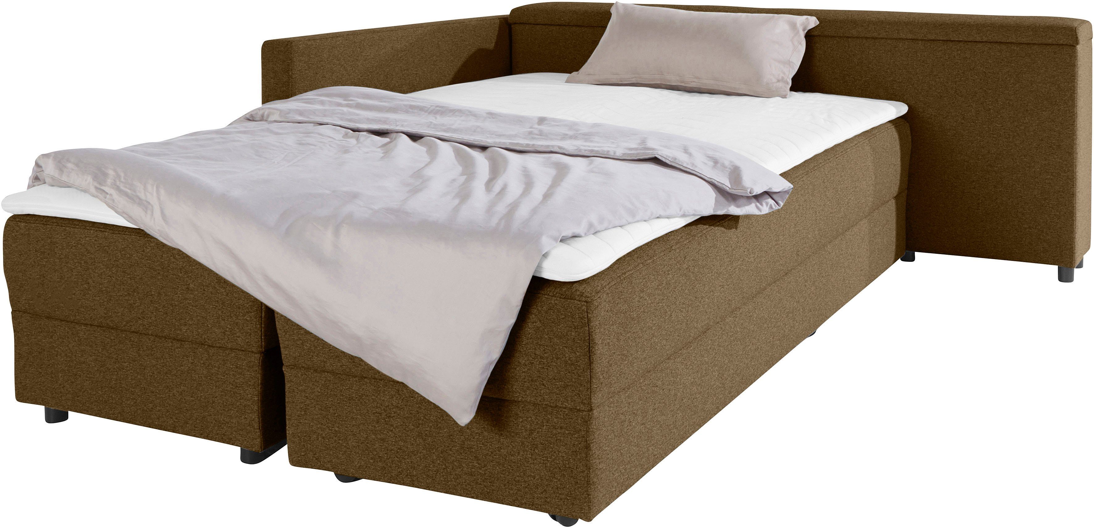 LOOKS BY WOLFGANG JOOP Hoekbank LooksIII L-vorm door draaifunctie tot bed verwisselbaar, inclusief opbergvak