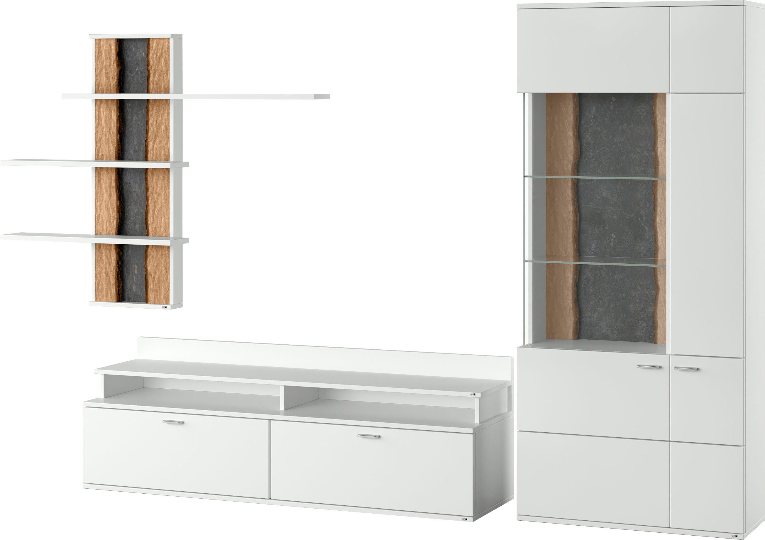 set one by Musterring Wandmeubel Tacoma Type 55, met wandrek (set, 4-delig)