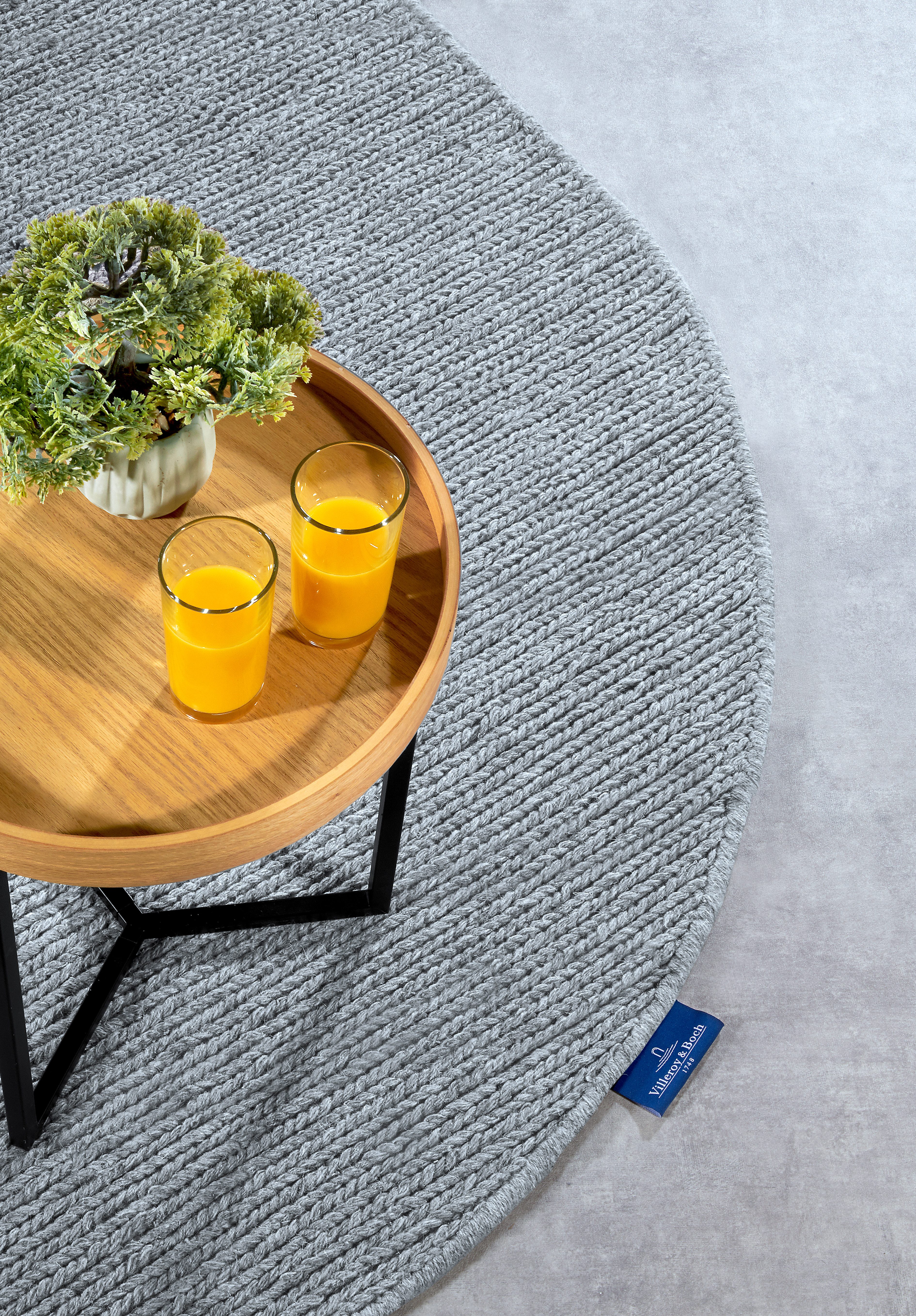 Villeroy & Boch Wollen kleed Francois in rond, ovaal, loper, handgeweven, wol, woonkamer, slaapkamer
