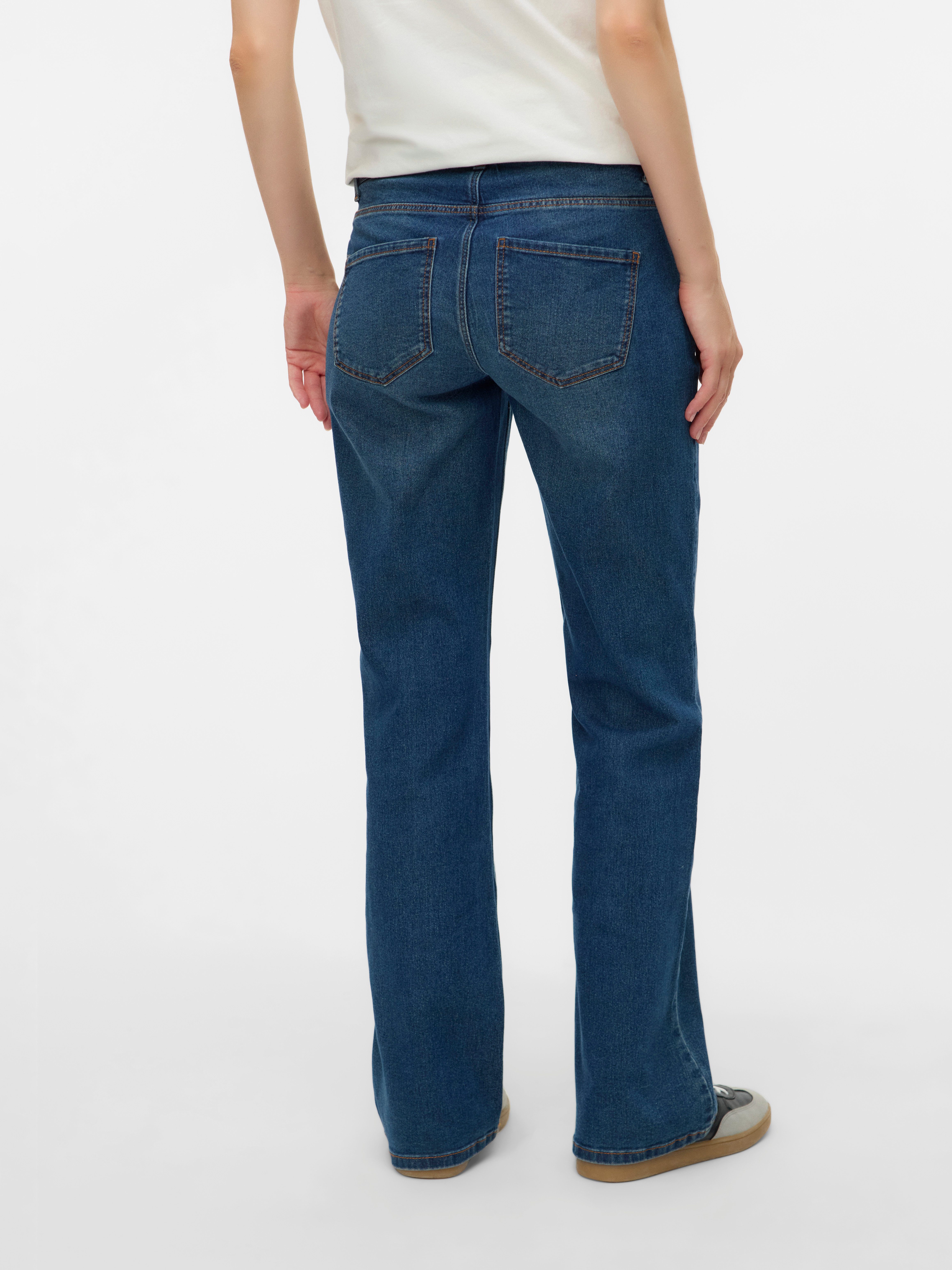 Mamalicious Zwangerschapsjeans MLEDINA FLARED DB JEANS NOOS