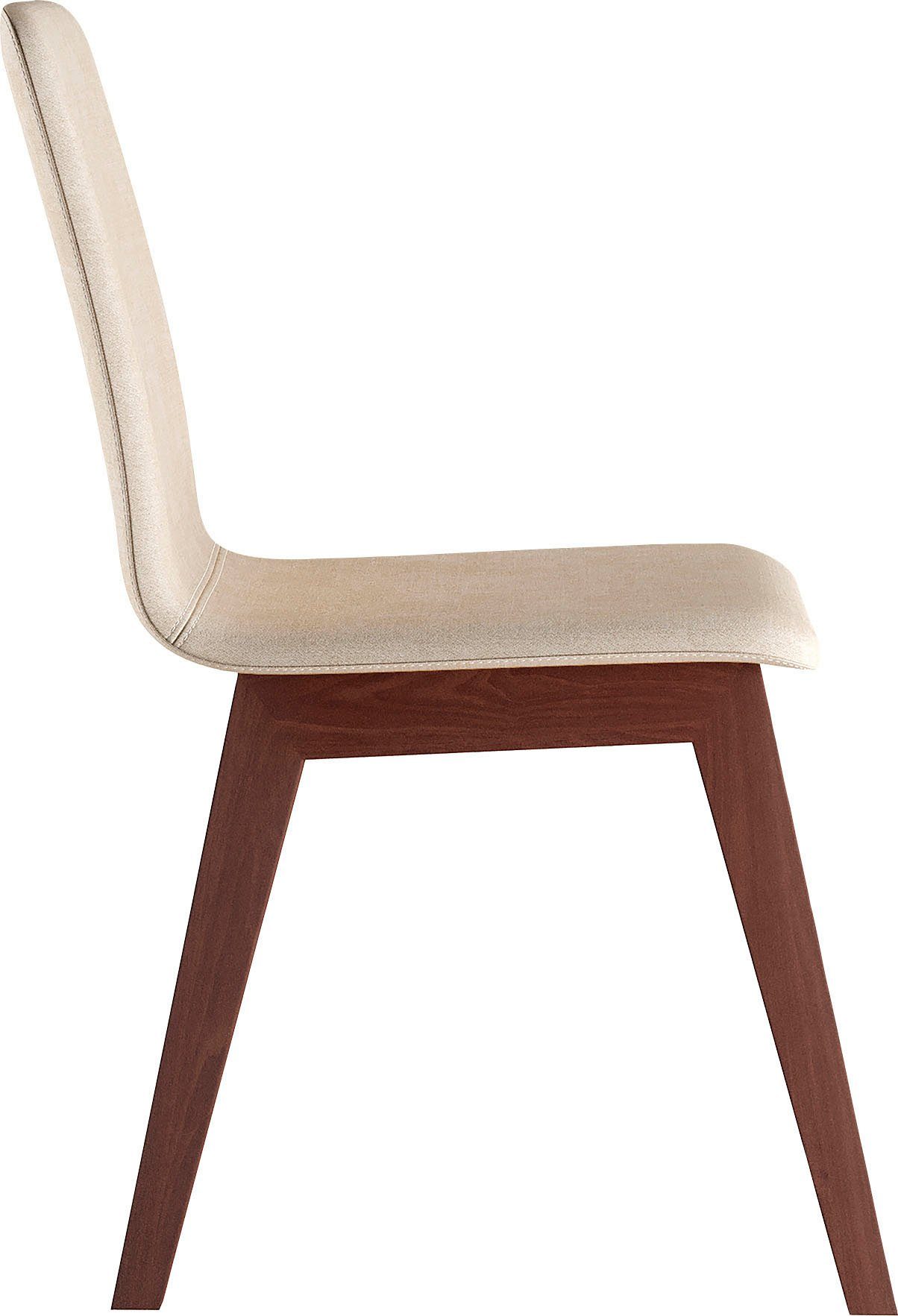 INOSIGN Stoel Sandy met verschillende stoelpootkleuren en kleurvarianten, zithoogte 47 cm (2 stuks)