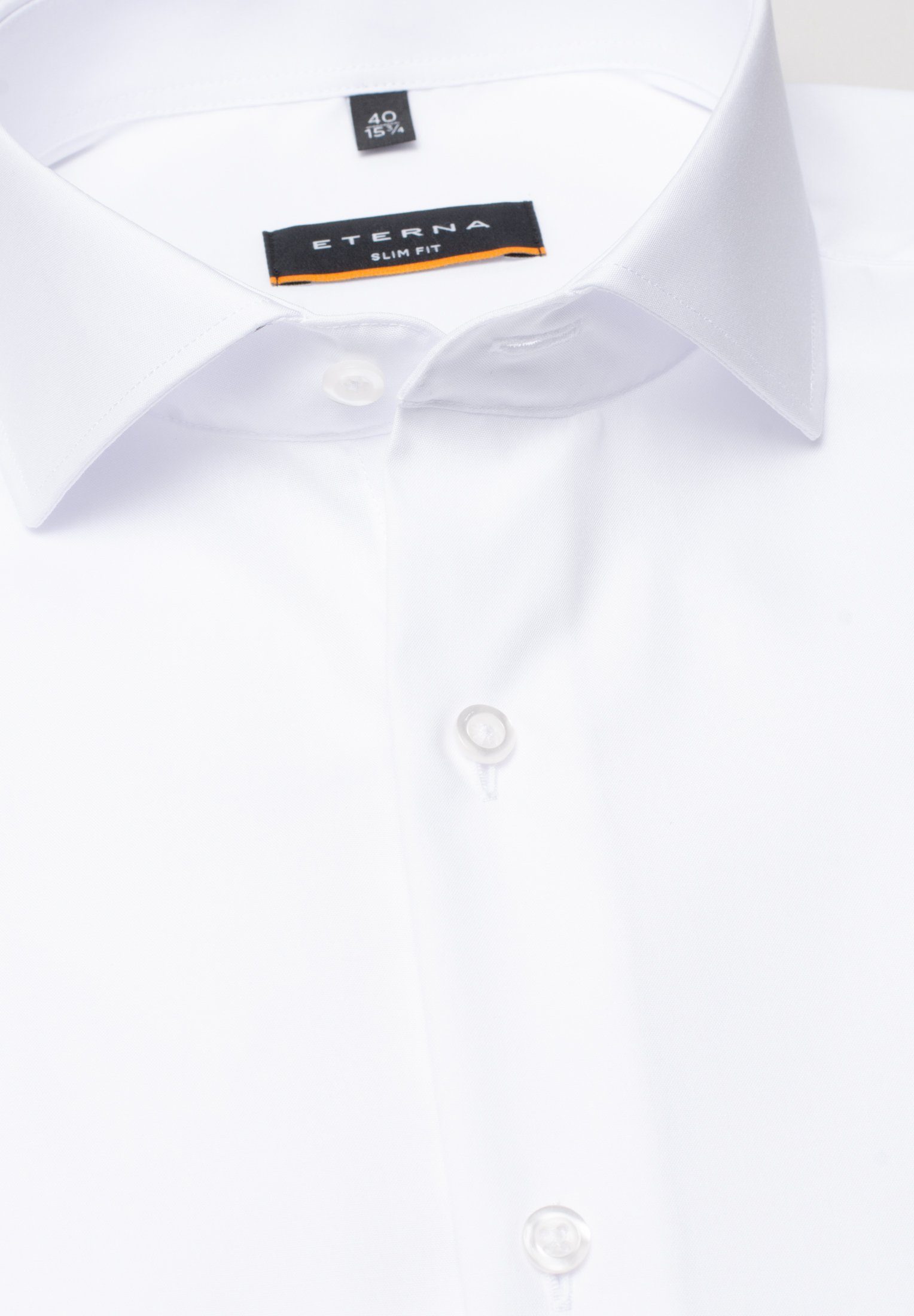 Eterna Overhemd met korte mouwen Slim fit NON IRON (strijkvrij)