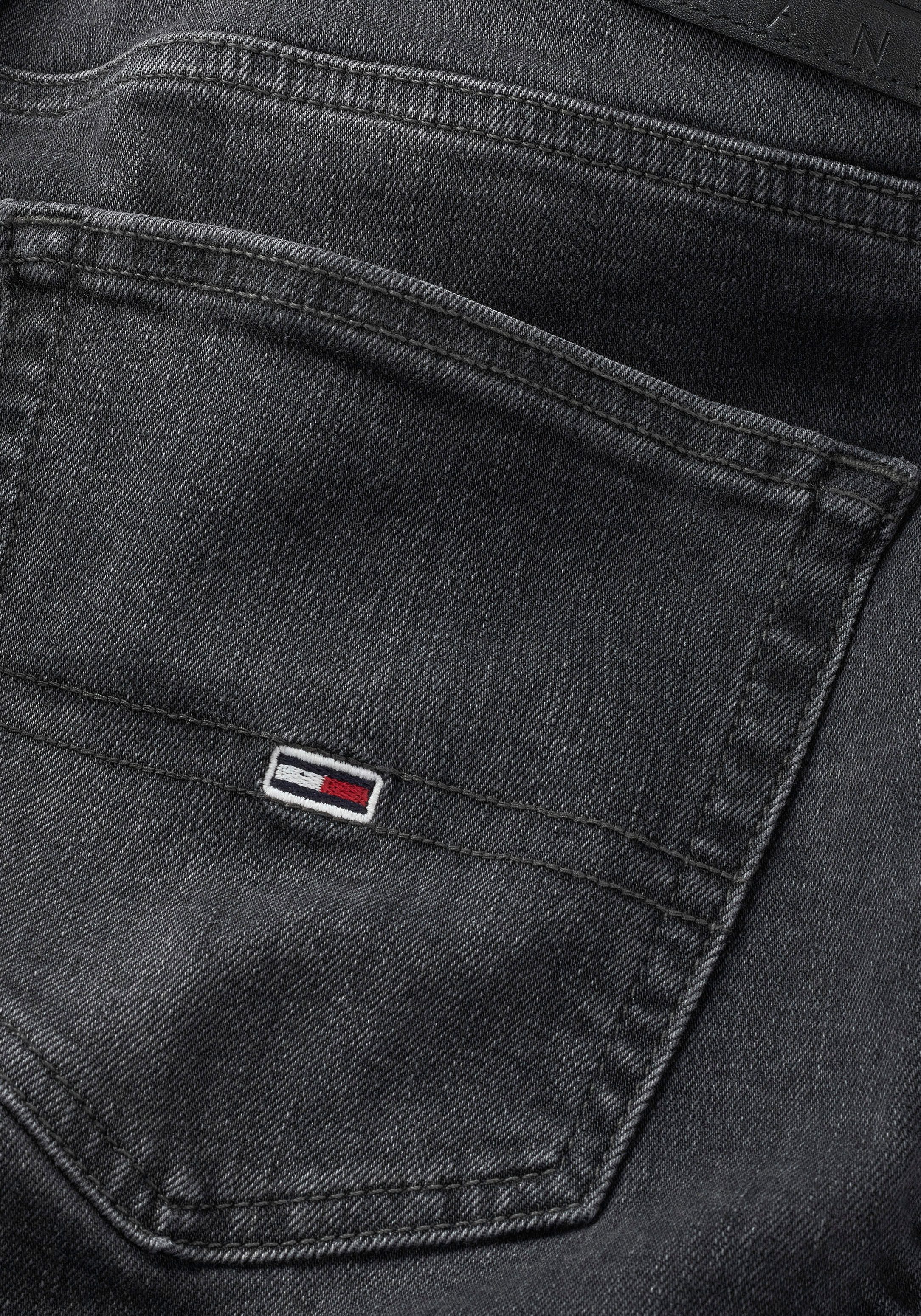 TOMMY JEANS Slim fit jeans SCANTON SLIM met gestempeld logo