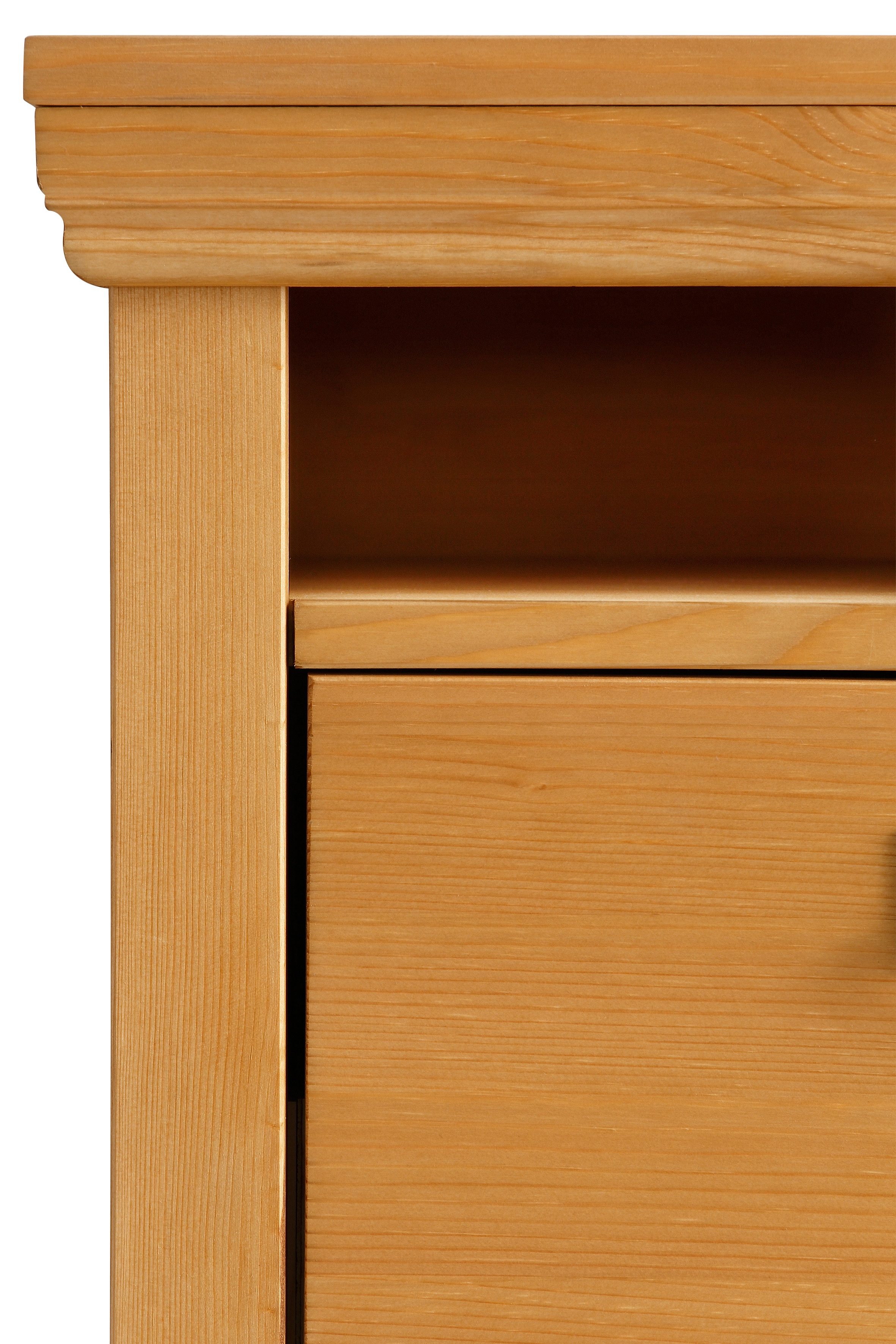 Home affaire Bureau Konrad van gecertificeerd massief hout, met lades, breedte 129 cm