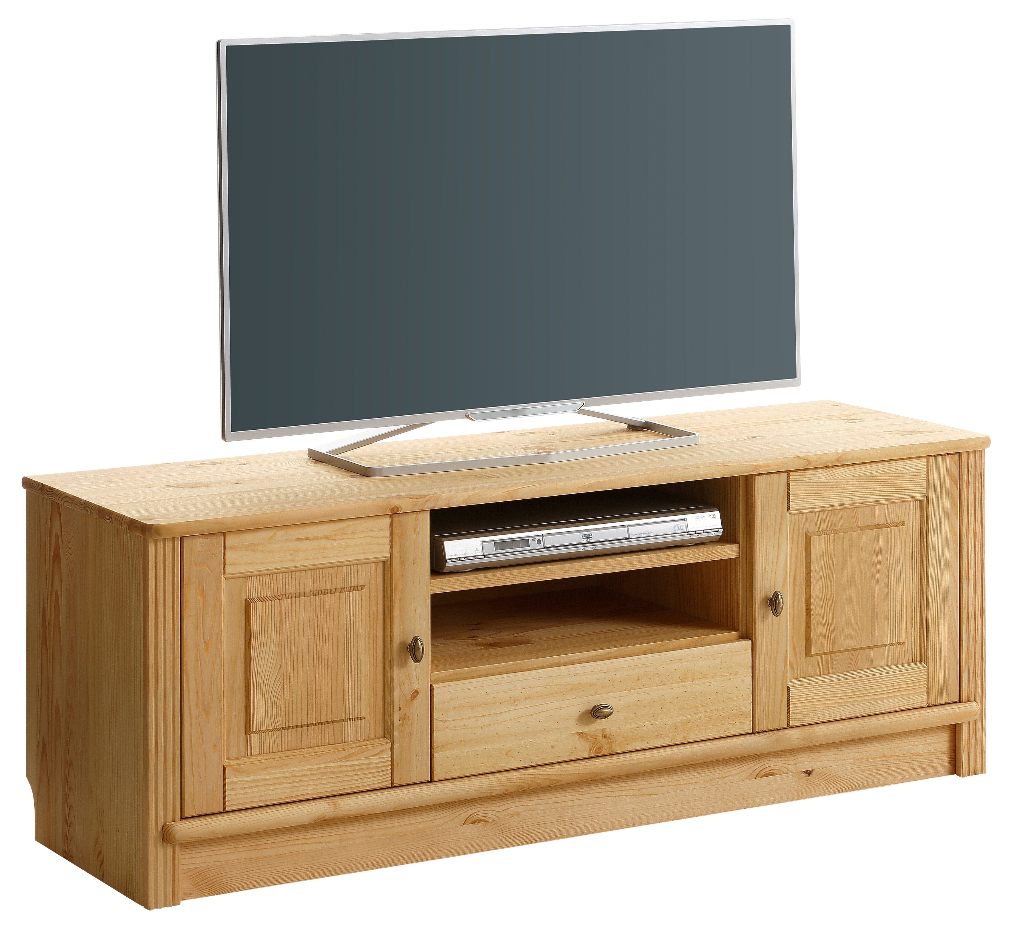Home affaire Tv-meubel Soeren van massief grenen, breedte 131 cm, stijlvol design