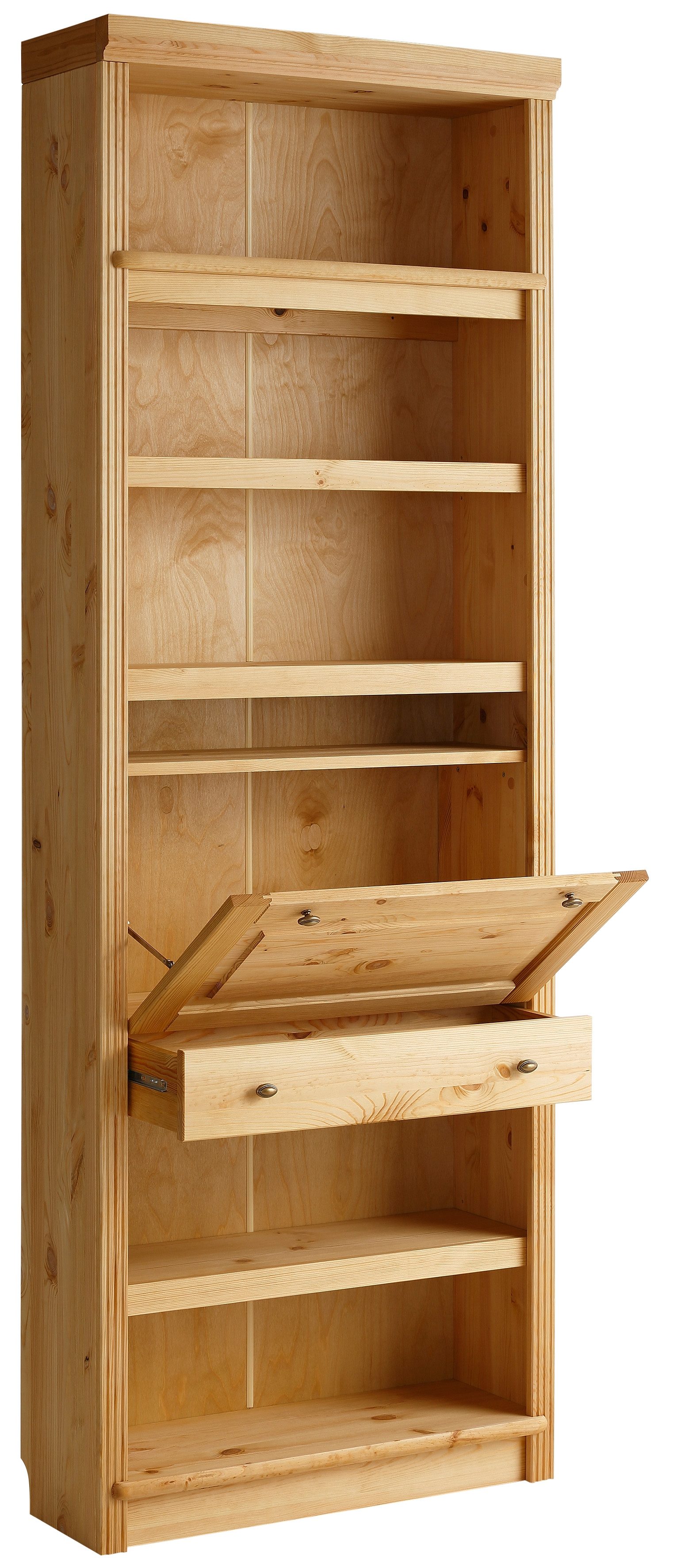 Home affaire Multifunctionele kast Soeren van massief grenen, hoogte 220 cm, met veel bergruimte