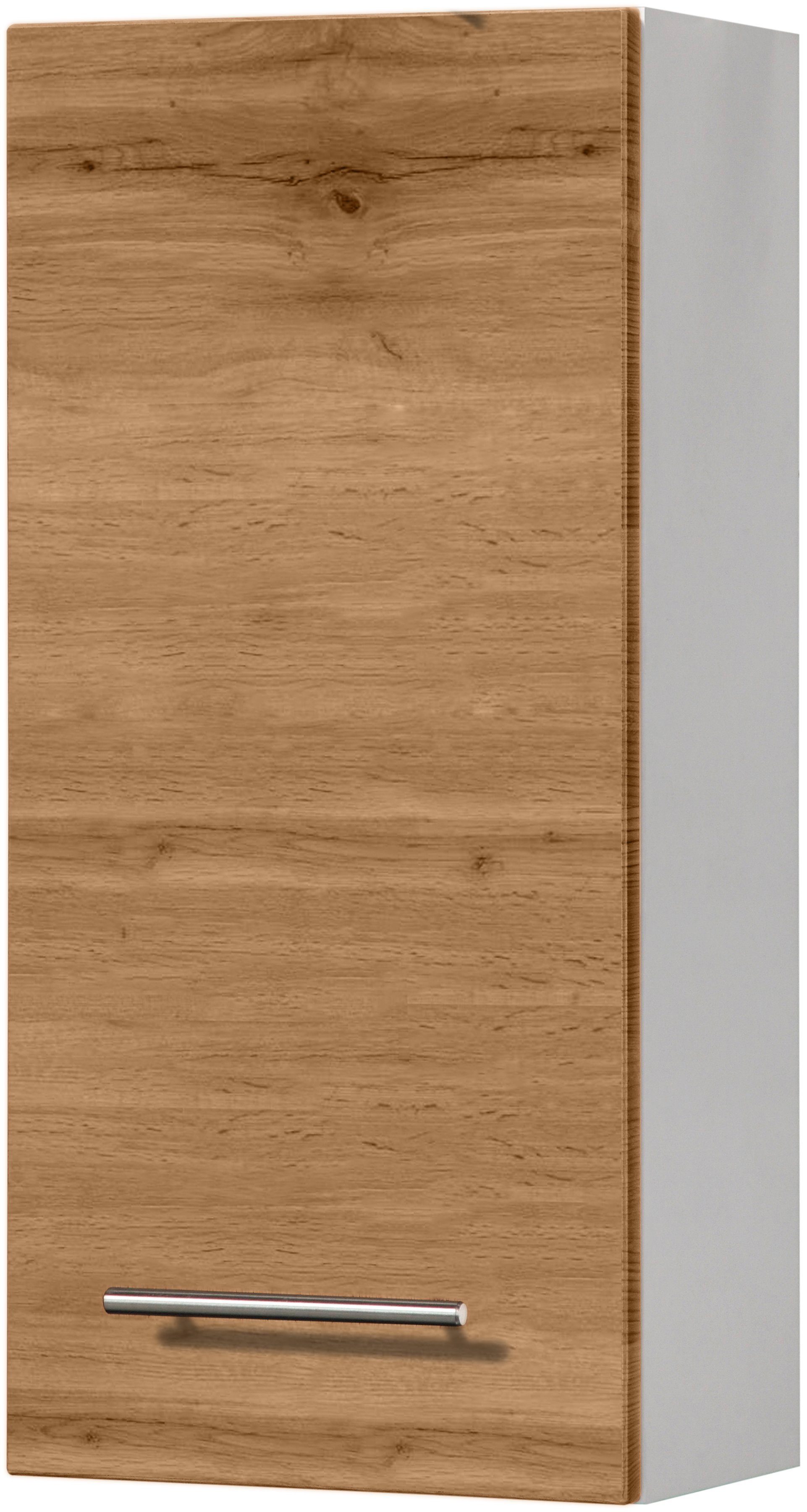 welltime Hangend kastje Trento, in verschillende designs en kleuren Badkamermeubel, breedte 30 cm, 1 deur, 2 planken, Made in Germany