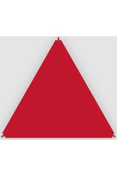 bent schaduwdoek verbindbares sonnensegel „zip-protect canvas single“ rood