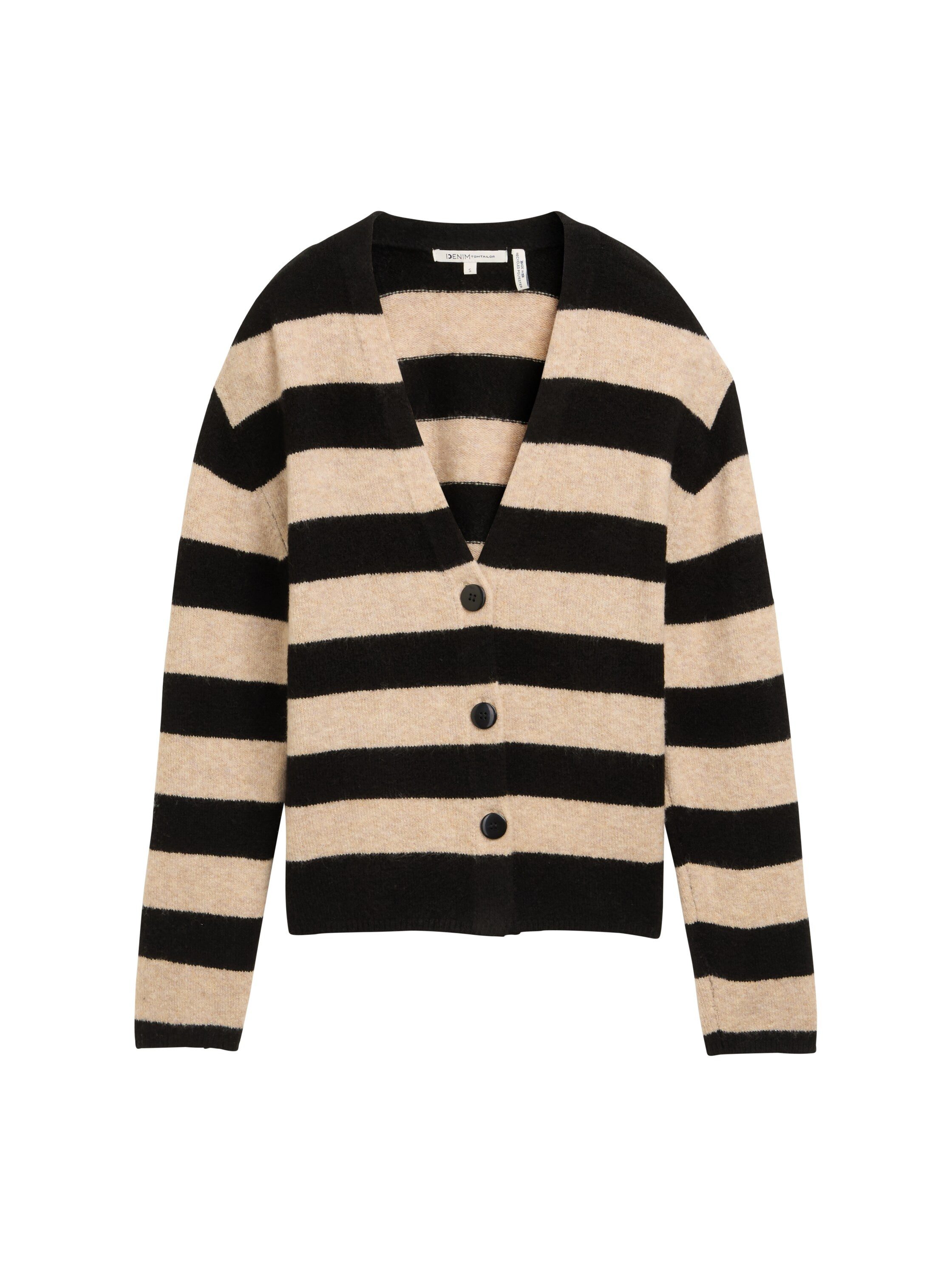Tom Tailor Denim Cardigan met gestreept patroon