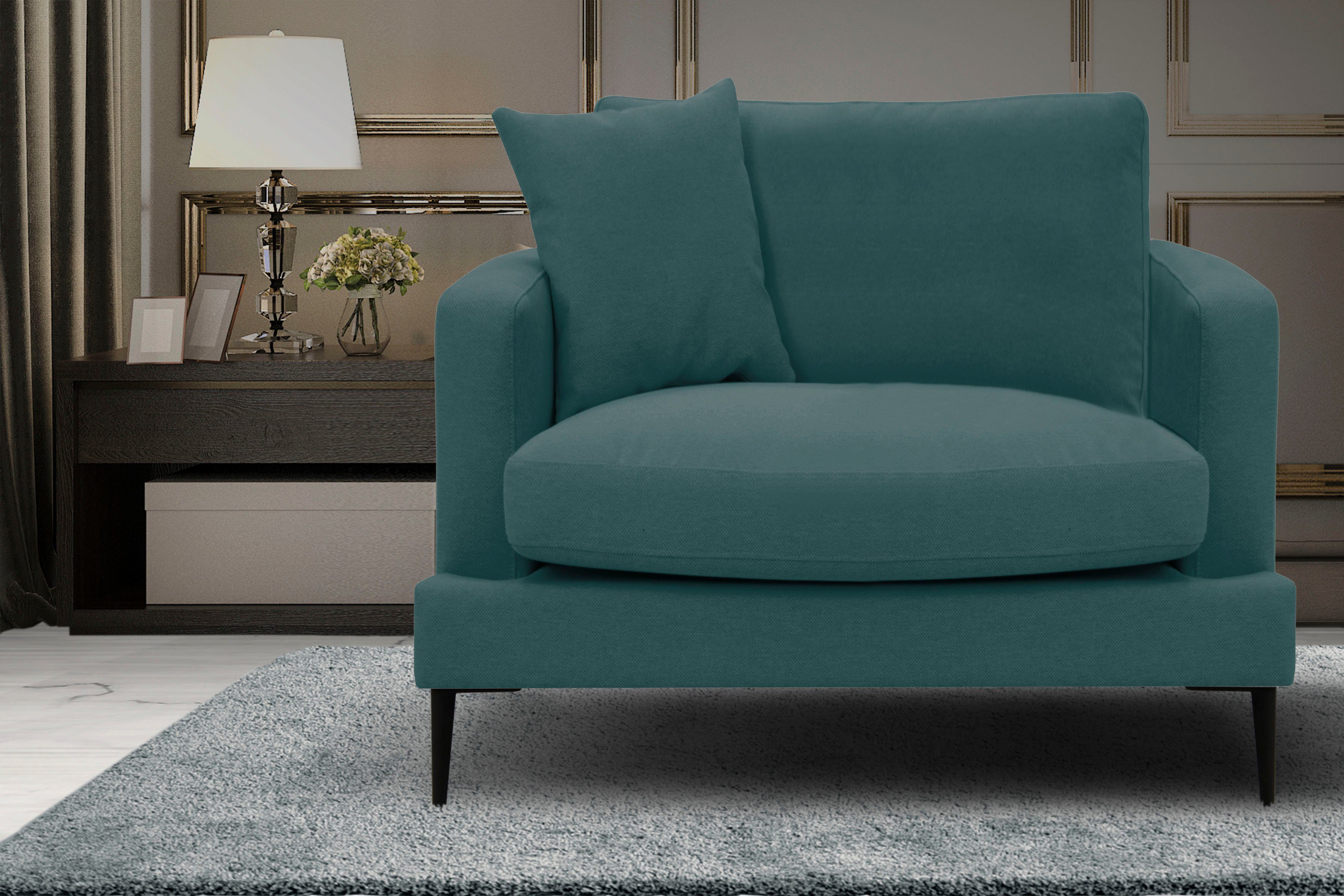 Leonique Fauteuil Cozy loungesstoel, designstoel, afmetingen B/D/H: 91/97/80 cm