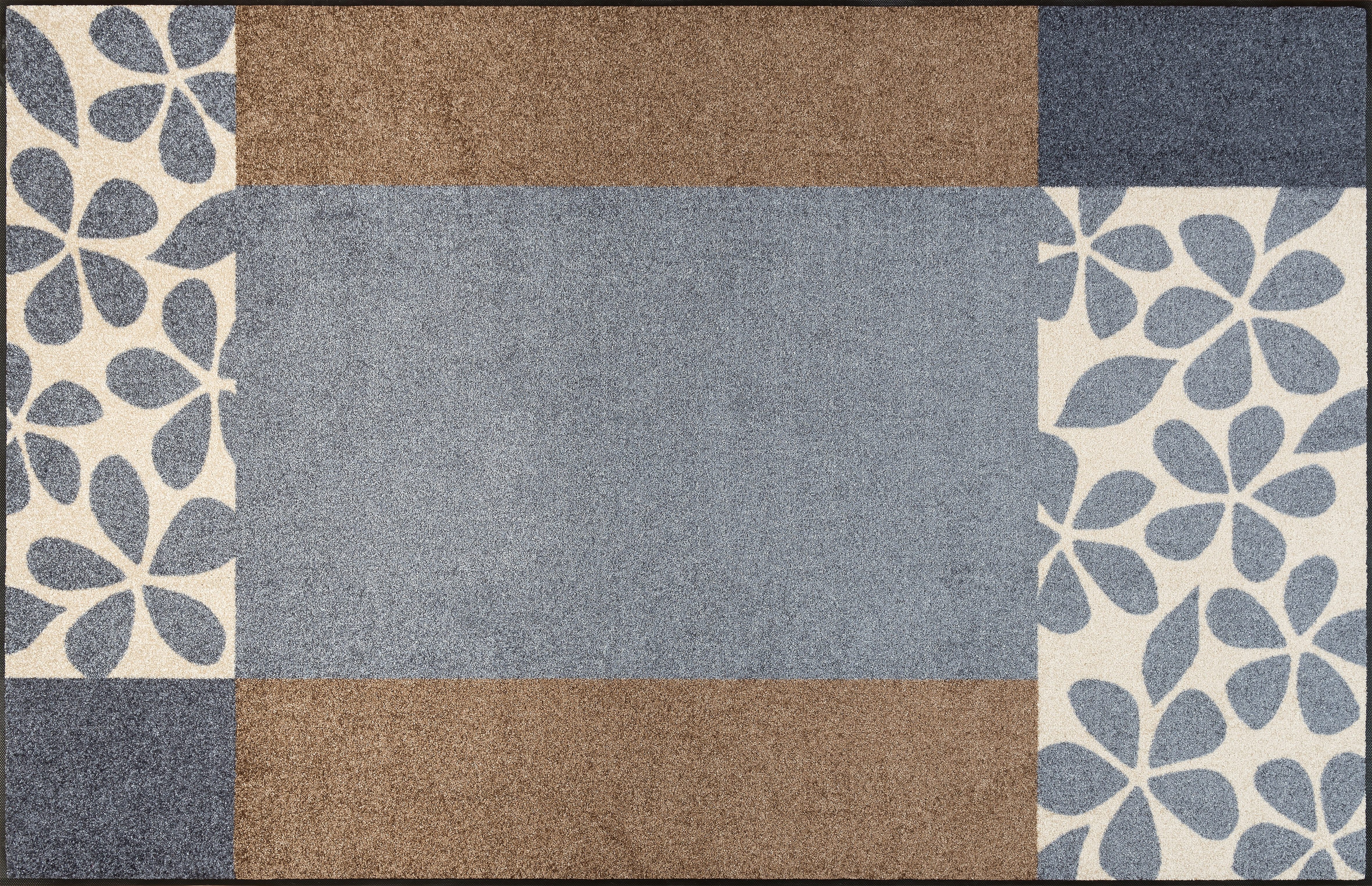 wash+dry by Kleen-Tex Loper Florita Inloopmatten, antislip, geschikt voor binnen en buiten, wasbaar