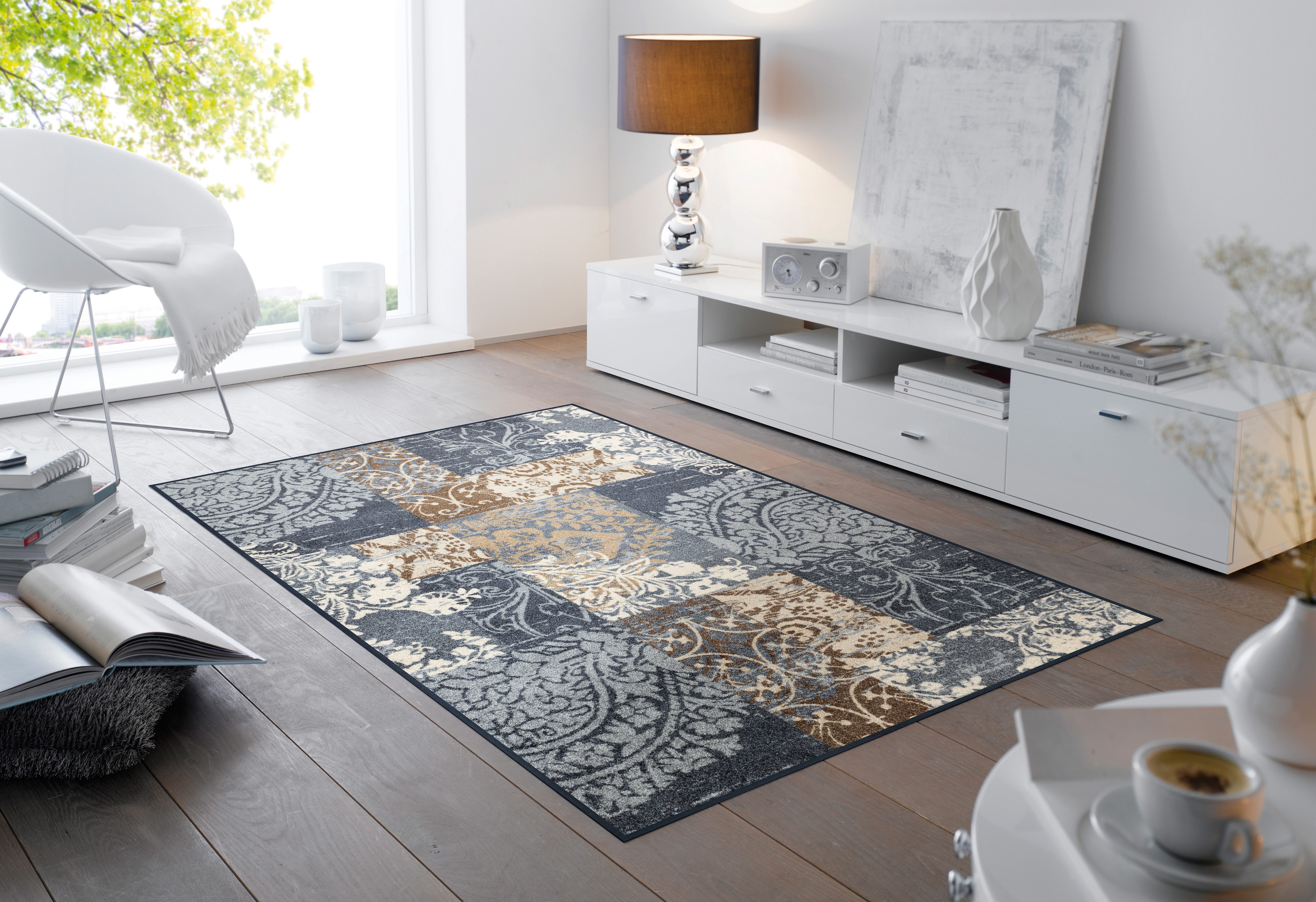 wash+dry by Kleen-Tex Loper ARMONIA Inloopmatten, patchworkdesign, ornamenten, antislip