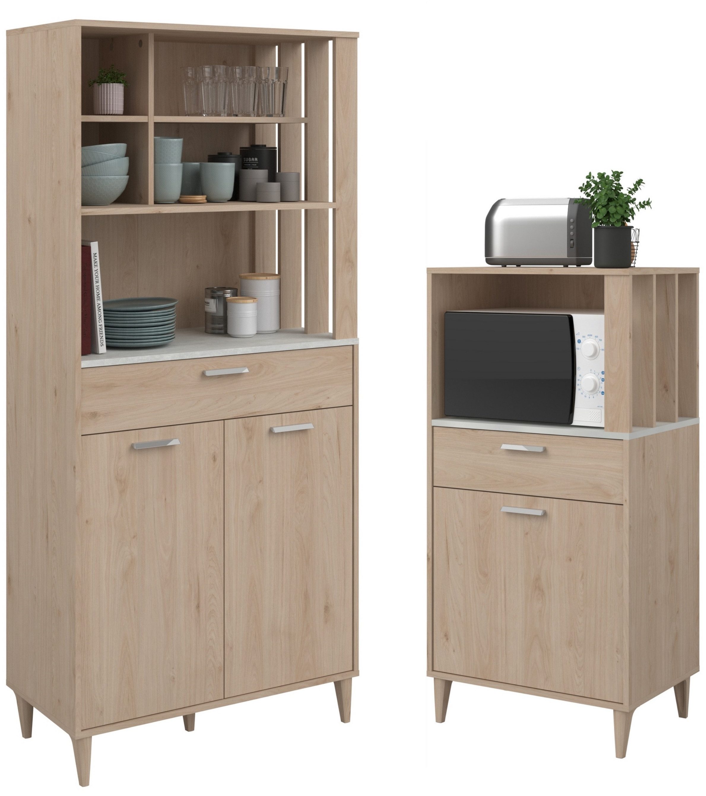 Parisot Kastenset Gala 1 decoratieve claustra aan de zijkanten van de bovenste vakken (set, 2 stuks)