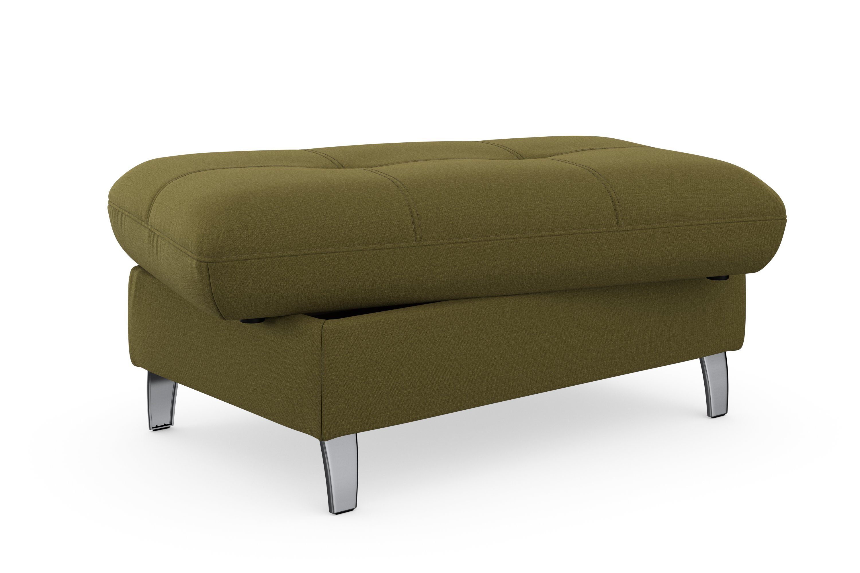 sit&more Hocker met bergruimte Maggiore met bergruimte en moderne metalen poten