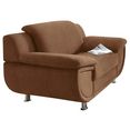 trendmanufaktur fauteuil met extra brede armleuningen, vrij plaatsbaar bruin
