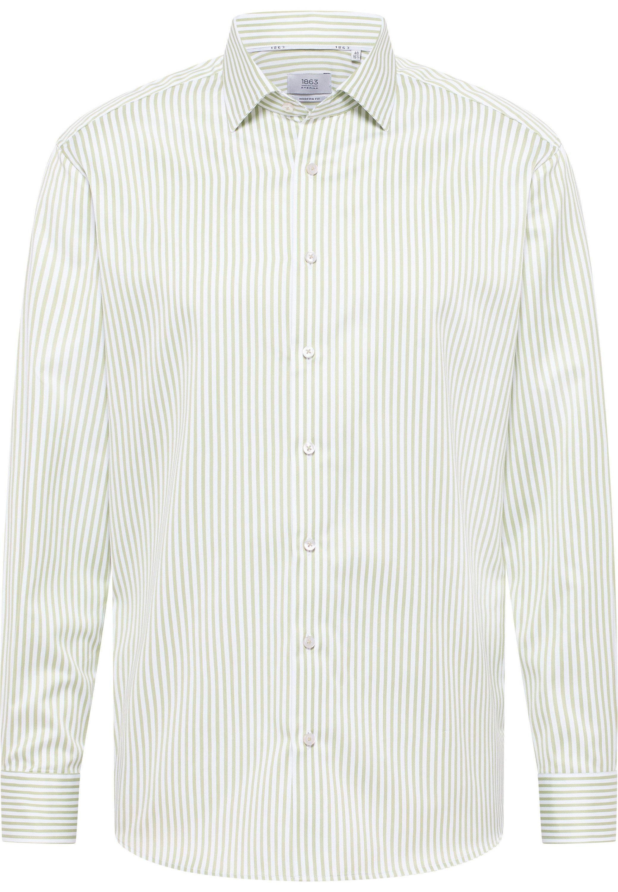 Eterna Overhemd met lange mouwen MODERN FIT NON IRON (strijkvrij)