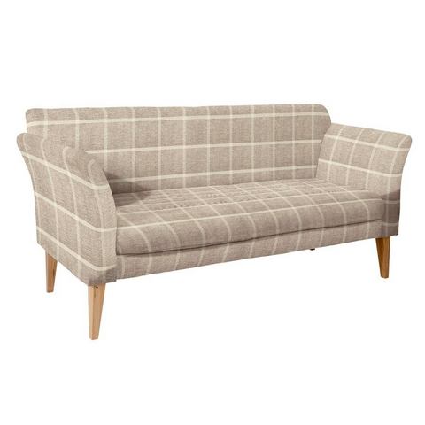 woonkamer driepersoons bankstel beige naturelkleur Sofa