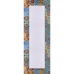home affaire spiegel gedessineerde keramische tegels multicolor