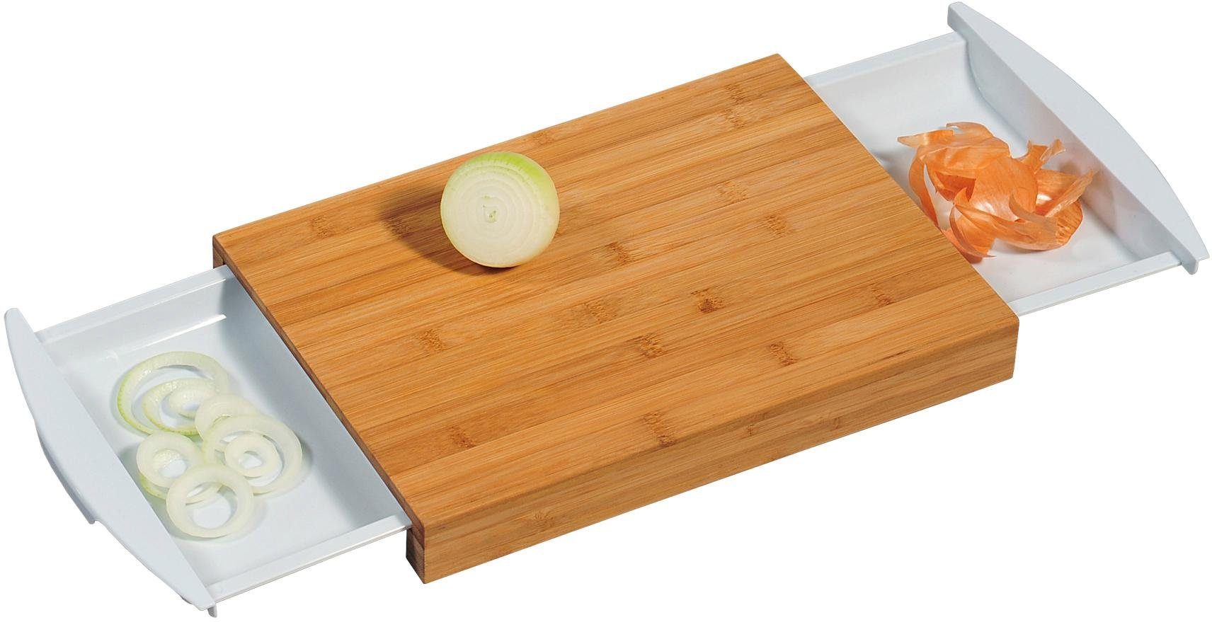 KESPER for kitchen & home Snijplank met 2 opvangschalen