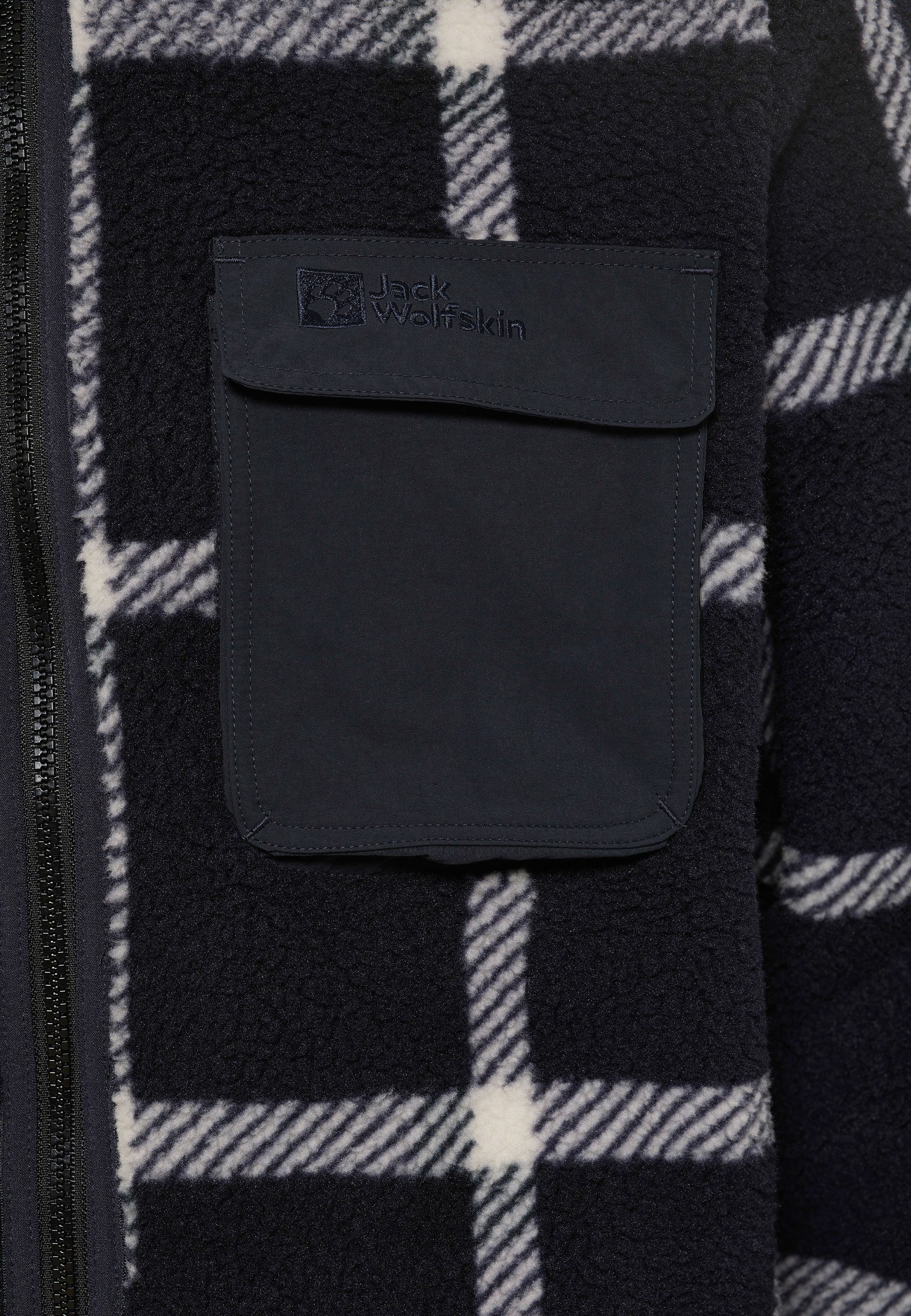 Jack Wolfskin Fleecejack FELSLICHT CHECK JACKET