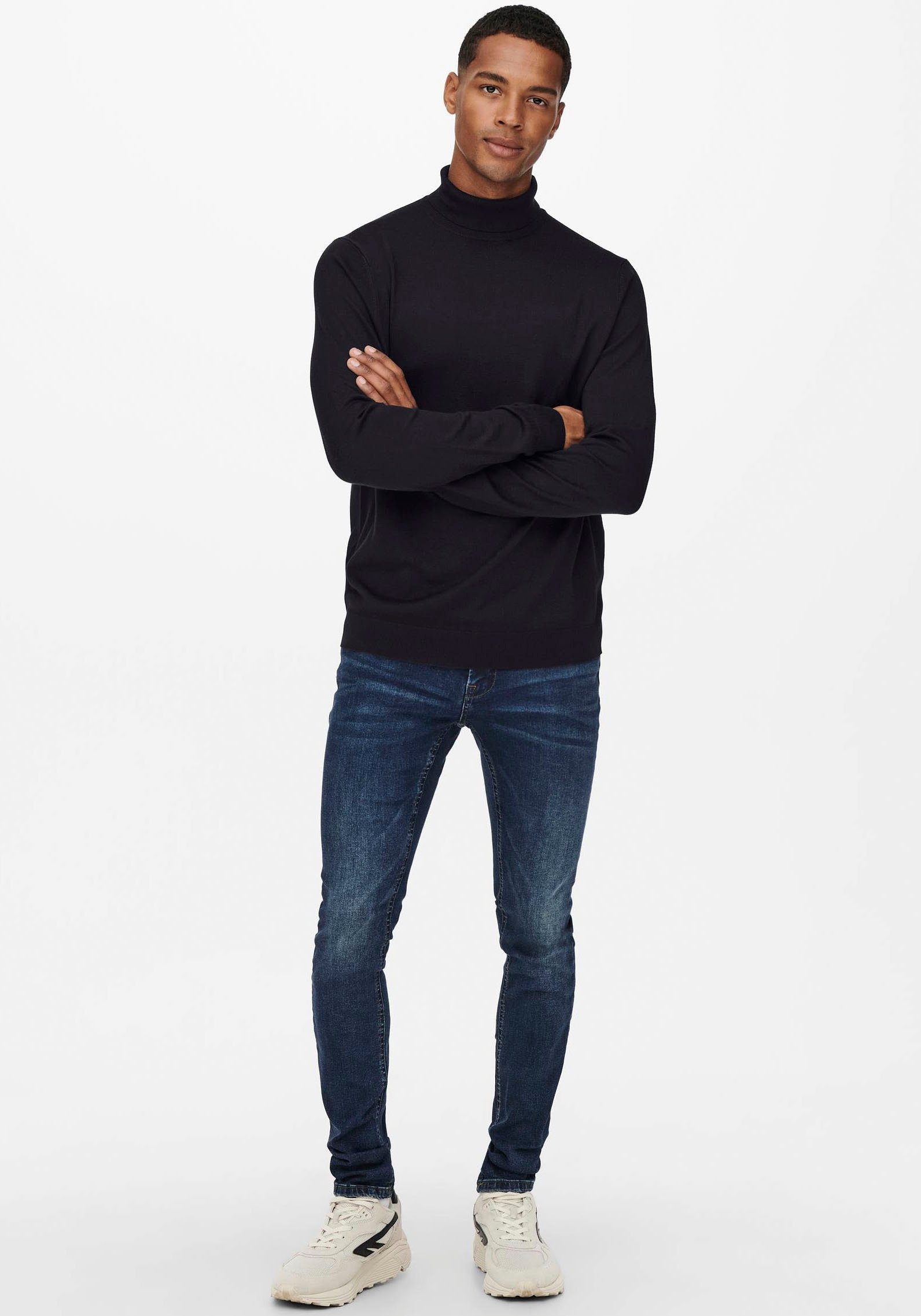 ONLY & SONS Coltrui ONSWYLER LIFE REG ROLL NECK KNIT NOOS