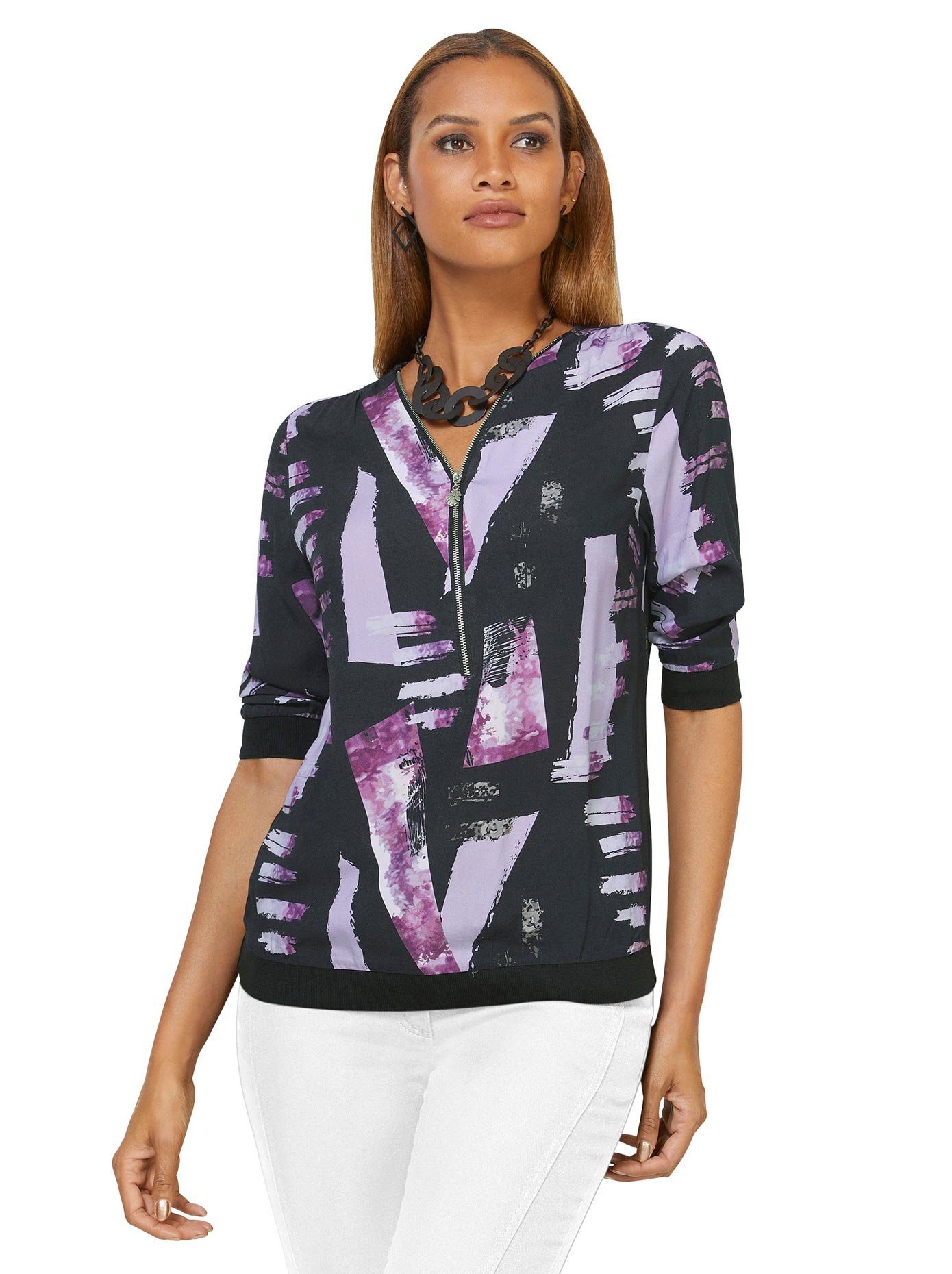 Creation L Gedessineerde blouse