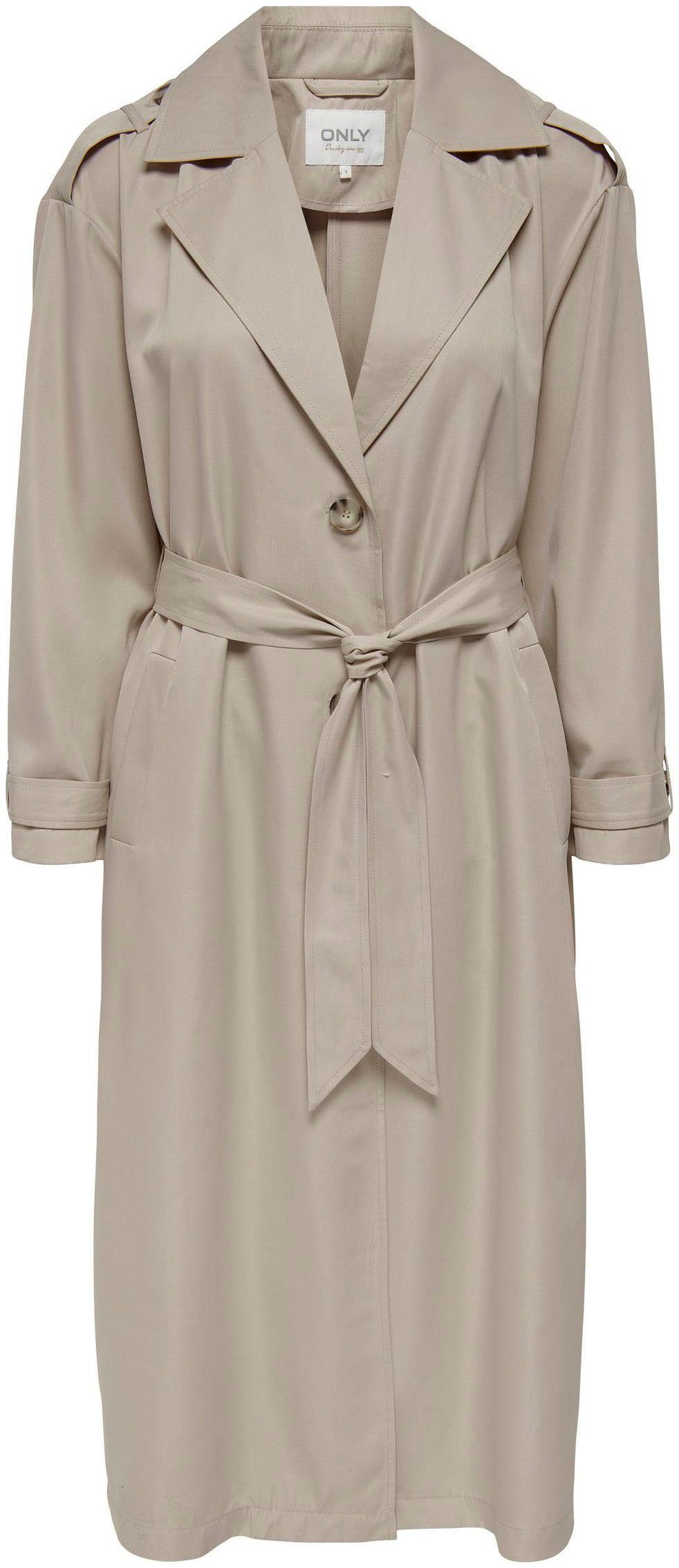 Trench Langer Wollmantel Only Onlorchid Trench Coat ONLY ONLLINE