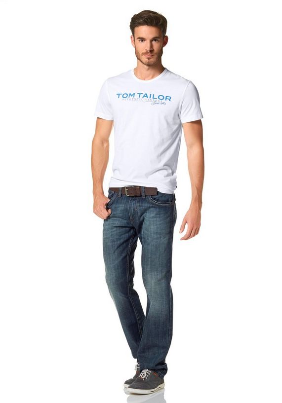 TOM TAILOR T-shirt met logoprint TOM TAILOR T-shirt met logoprint