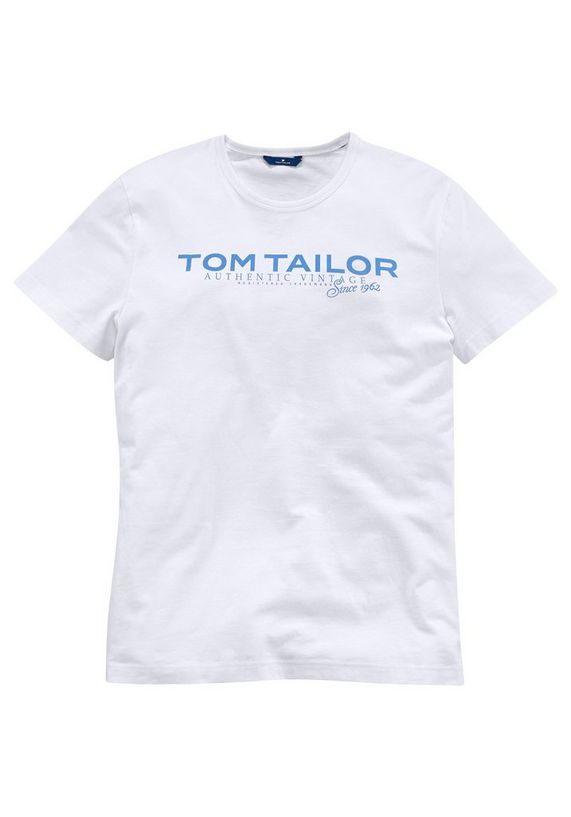 TOM TAILOR T-shirt met logoprint TOM TAILOR T-shirt met logoprint