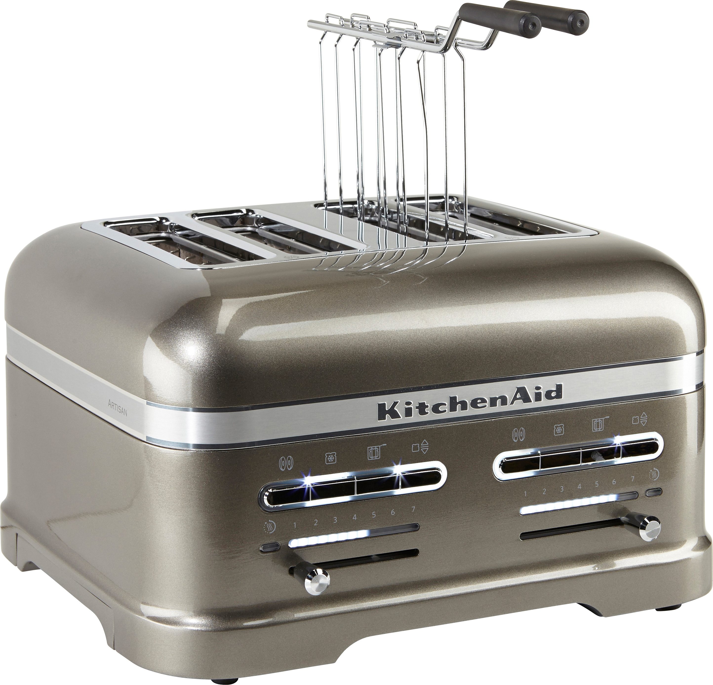 KitchenAid Toaster Artisan 5KMT4205EMS medaillon-zilver