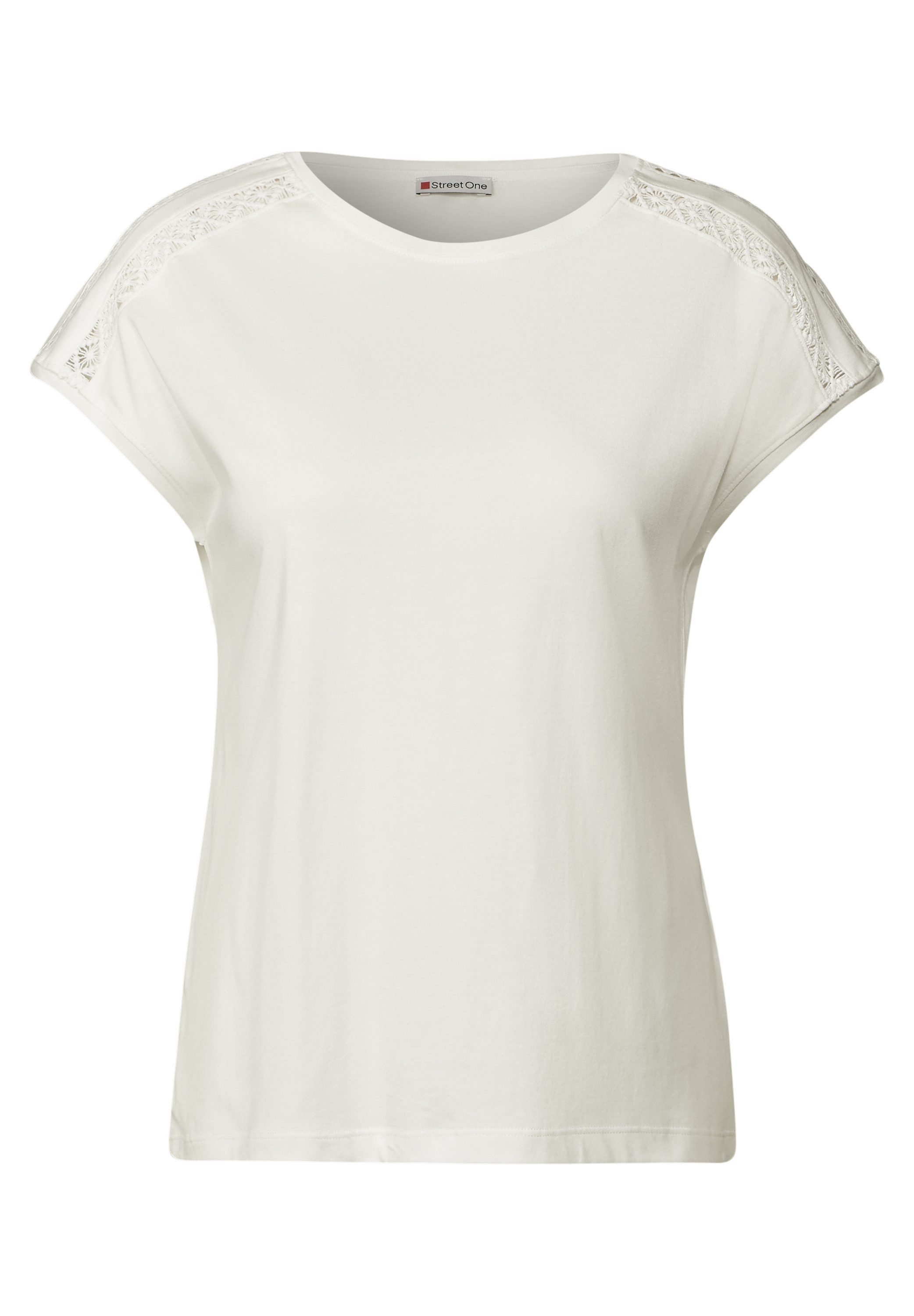 STREET ONE T-shirt met gehaakte details