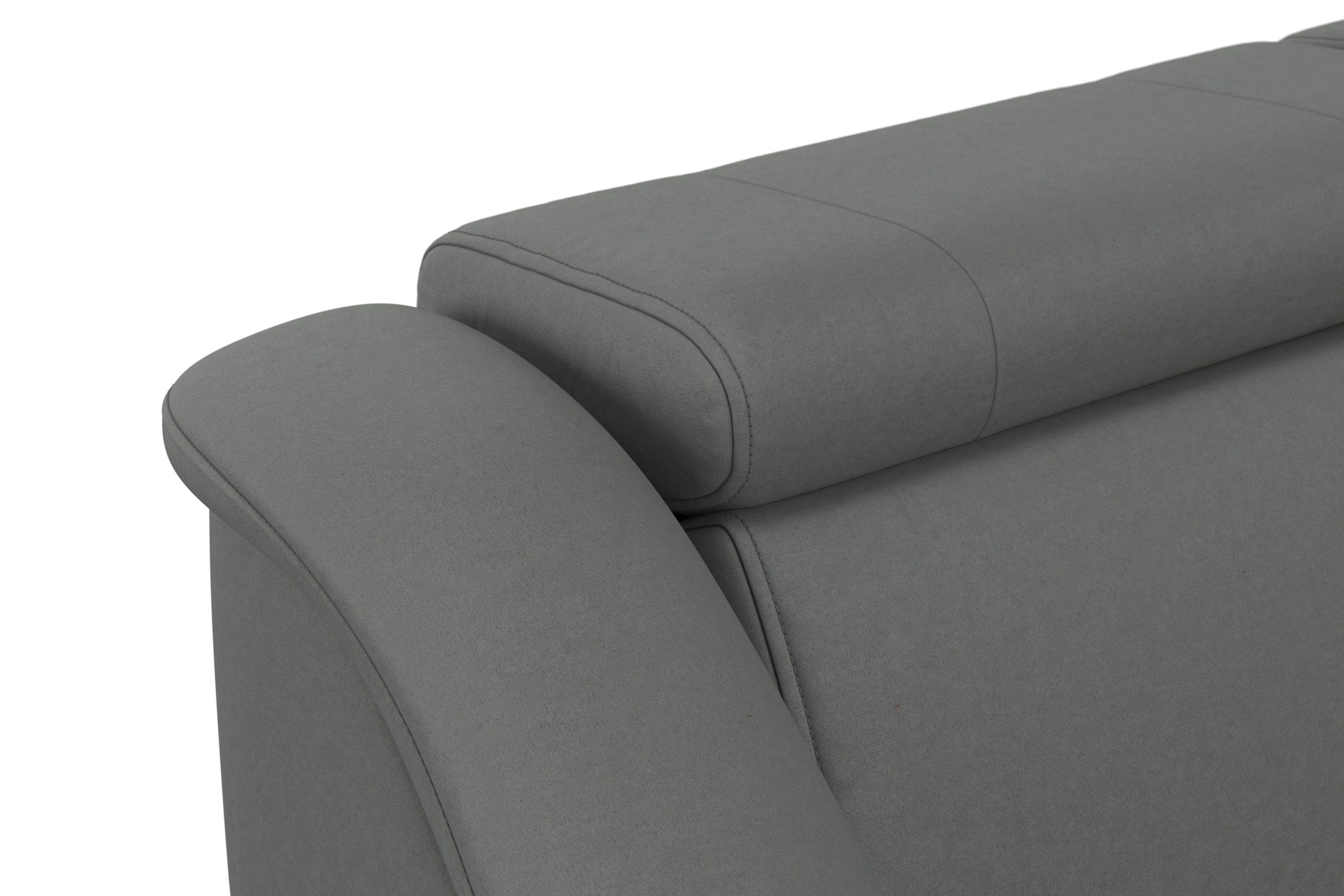 sit&more Hoekbank Freetown L-vorm met verstelbare hoofdsteun en comfortabele binnenvering