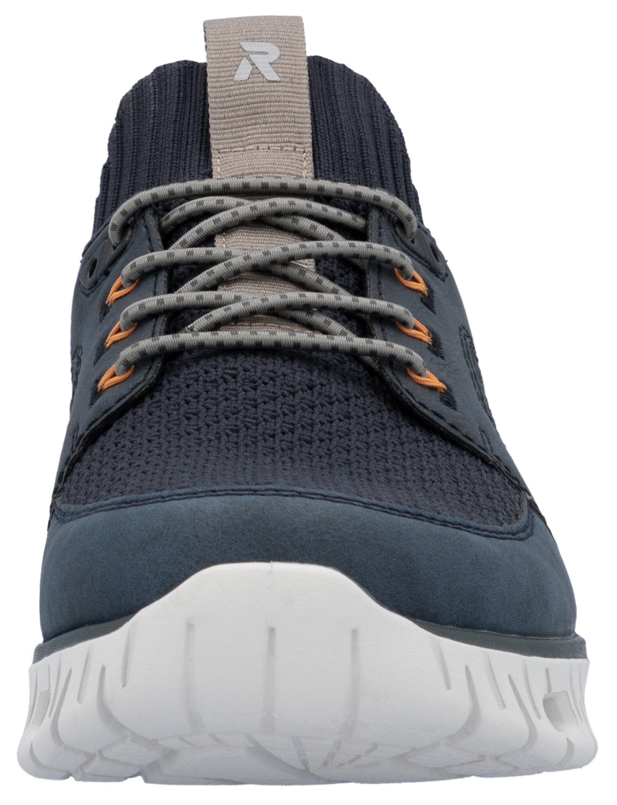 RIEKER Sport Slip-on sneakers , lage schoen, vrijetijdsschoen, slipper met modieuze loopzool