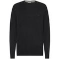 calvin klein trui met ronde hals essential crew neck sweater zwart
