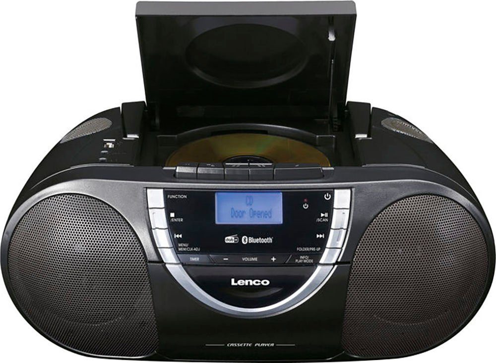 Lenco Soundmachine SCD-6900BK - Draagbare radio CD-speler met DAB+, bluetooth en cassette